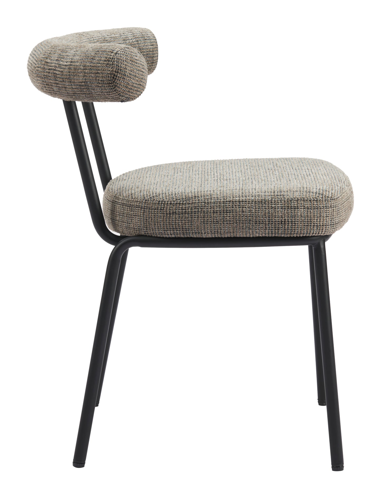 Kede Dining Chair (Set of 2) Green Tweed style shot 1