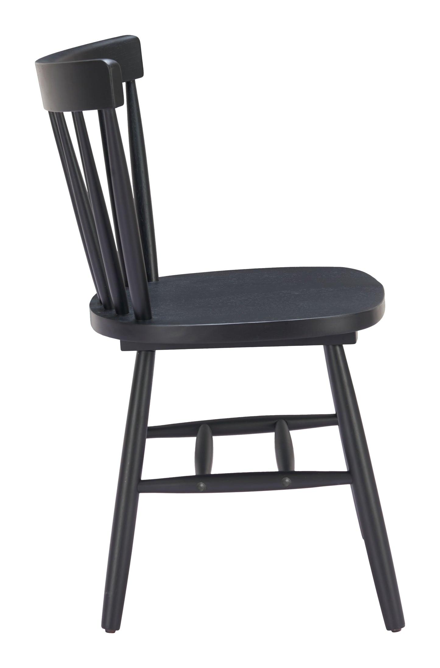 Tyce Dining Chair (Set of 2) Black style shot 1