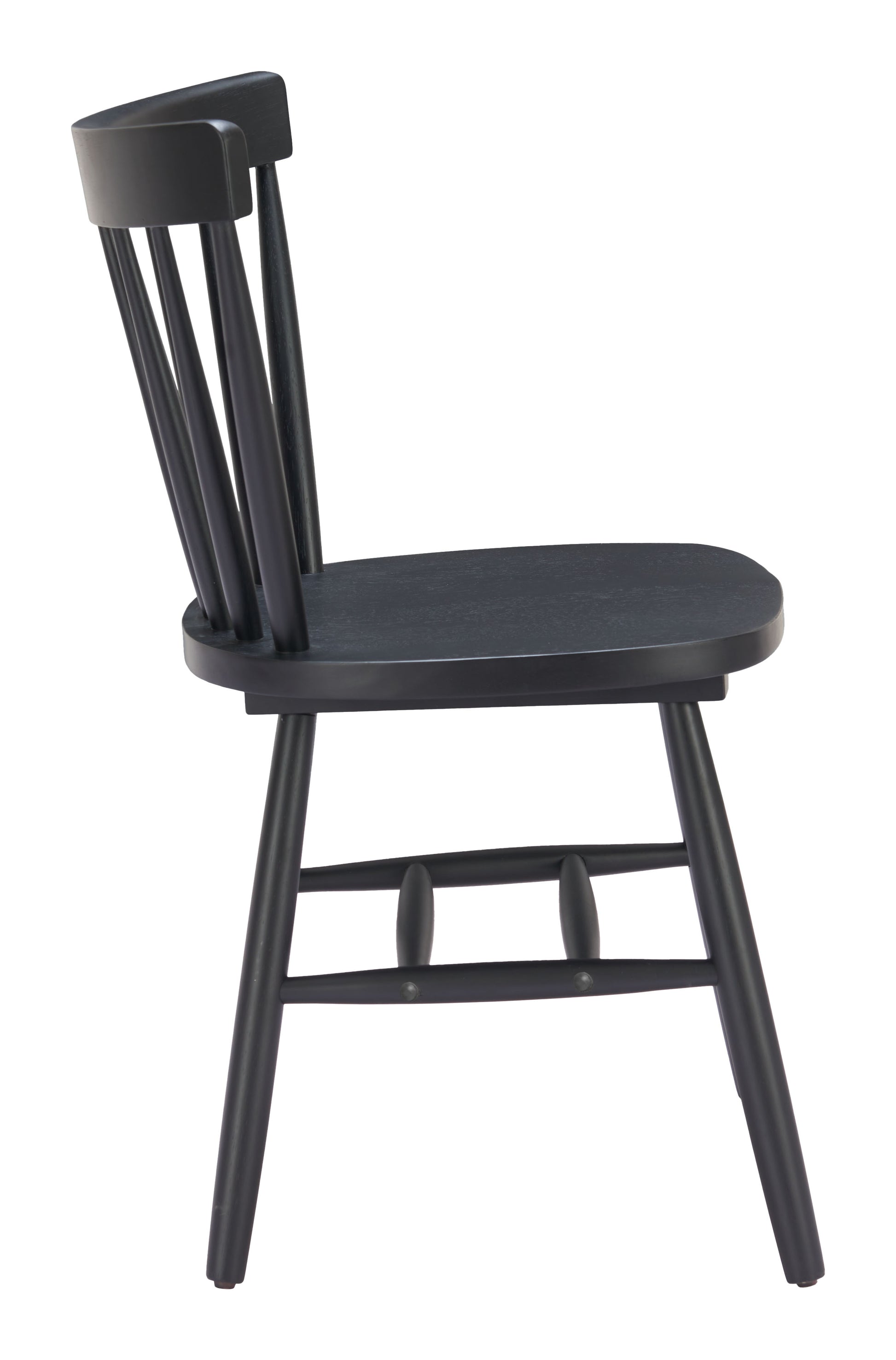 Tyce Dining Chair (Set of 2) Black style shot 1