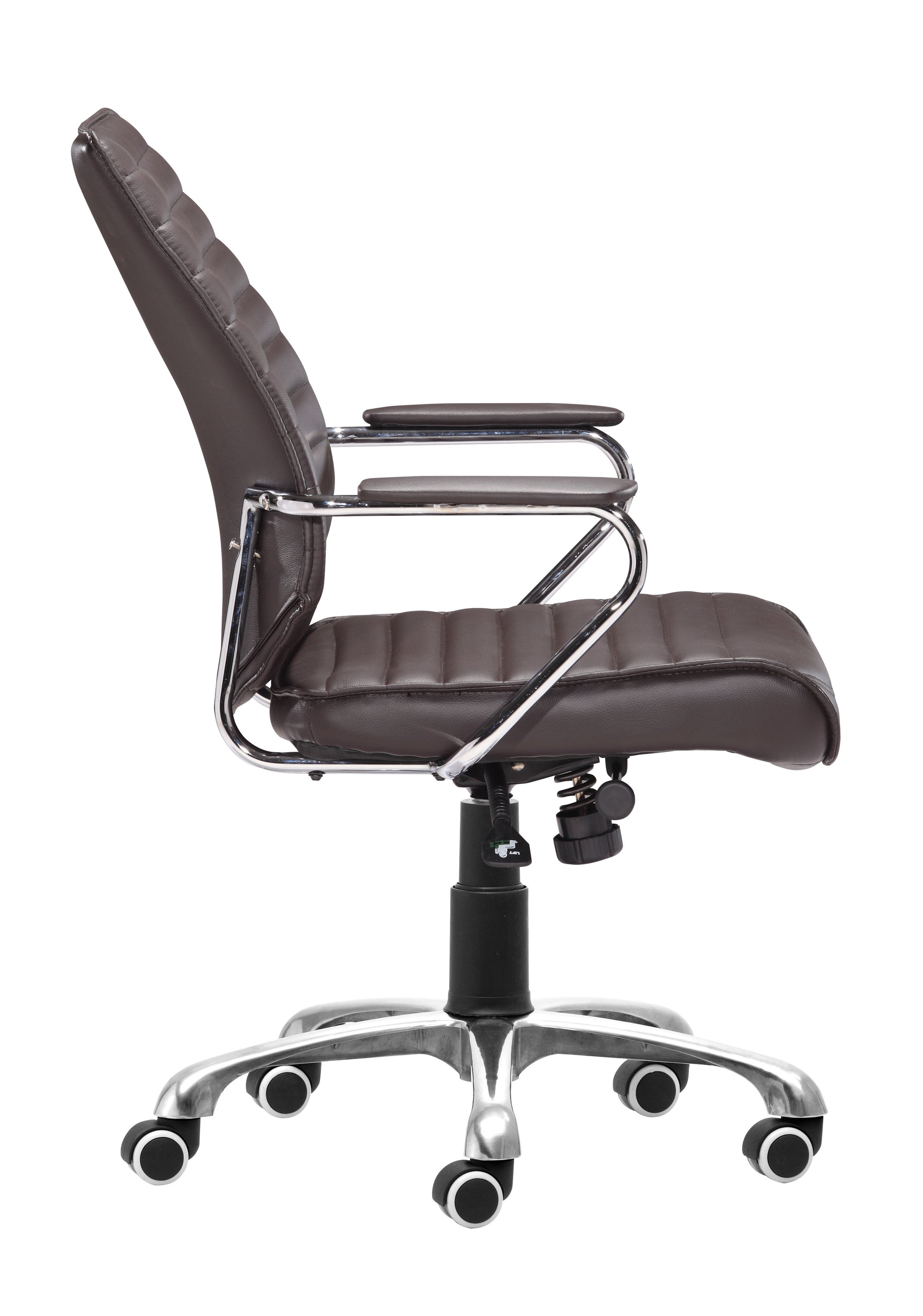 Enterprise Low Back Office Chair Espresso style shot 2