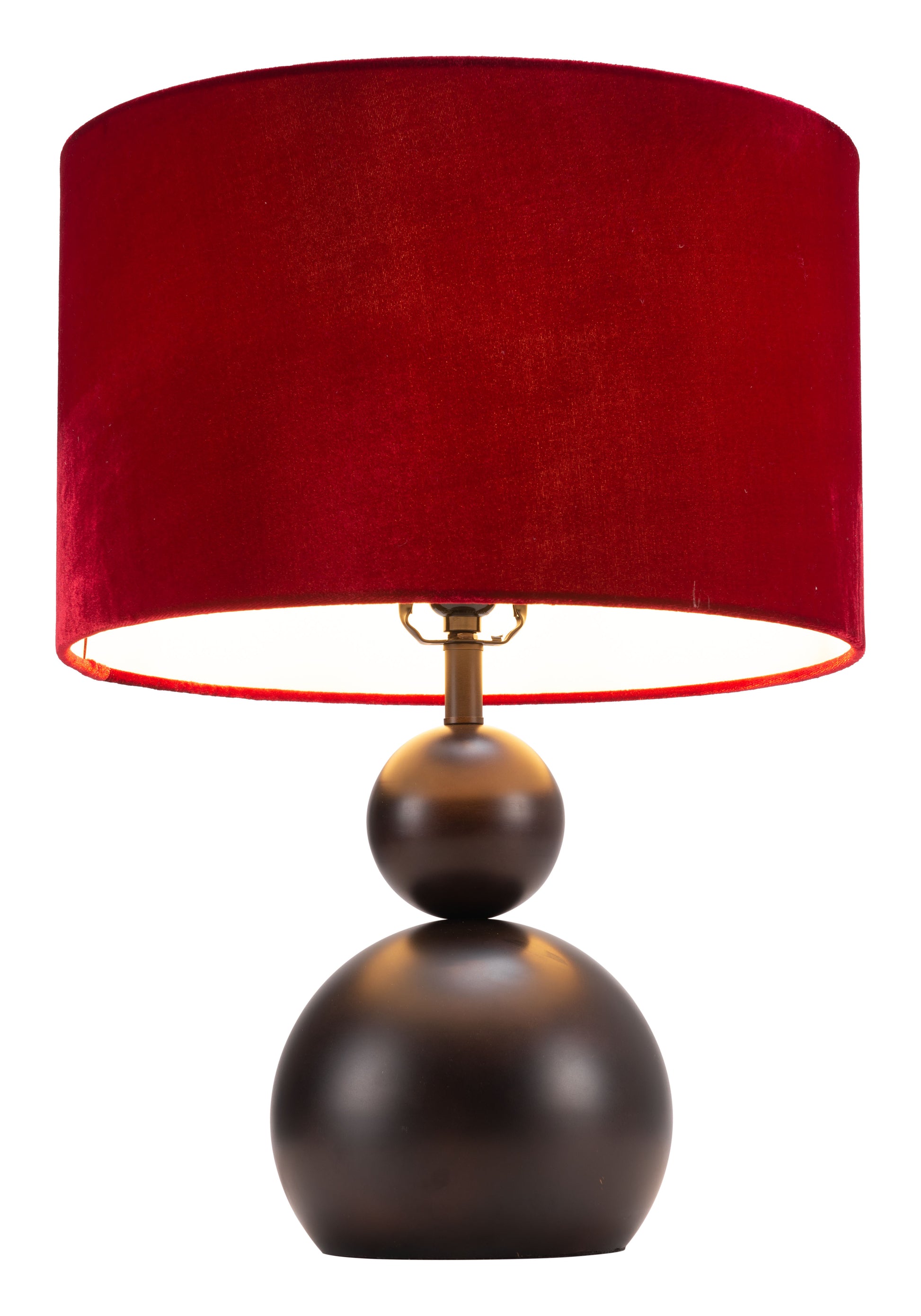 Shobu Table Lamp Red style shot 2