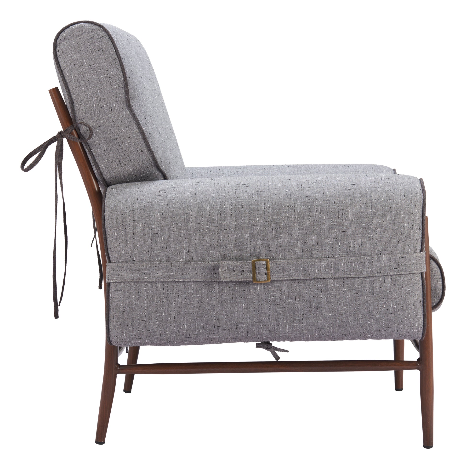 Klem Accent Chair Gray style shot 1