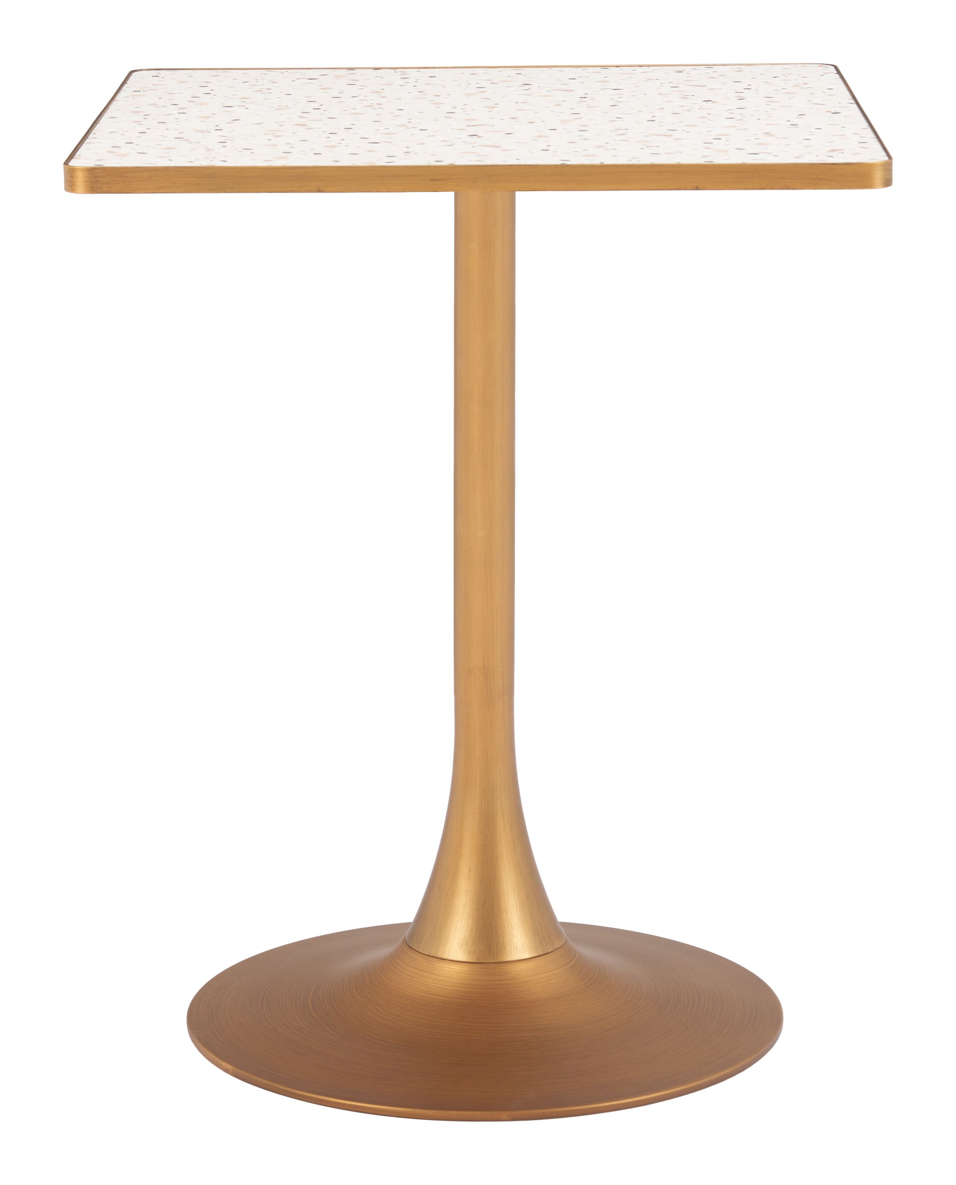 Spot Bistro Table Beige & Gold style shot 1