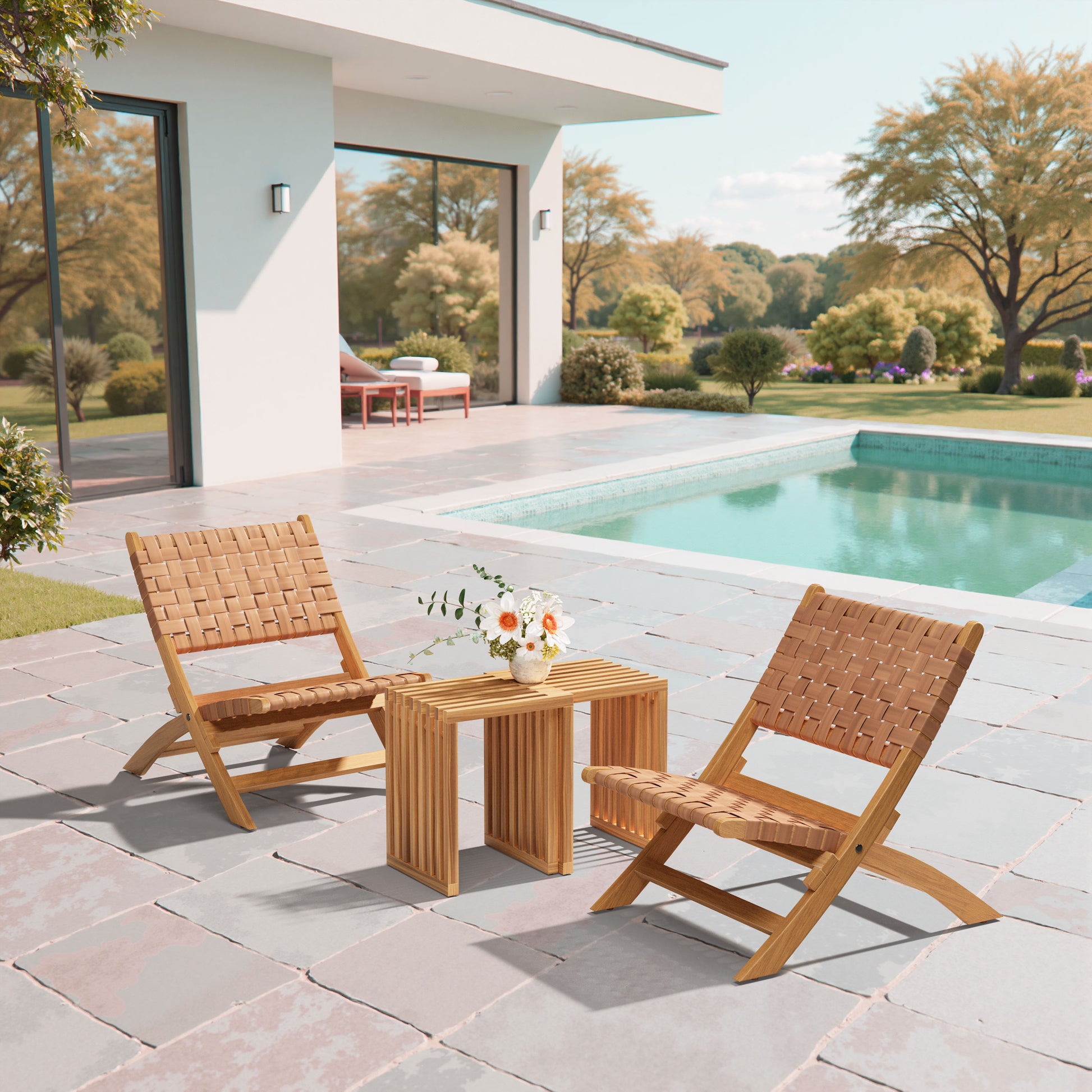 Sunflare Lounge Chair Brown style shot 1