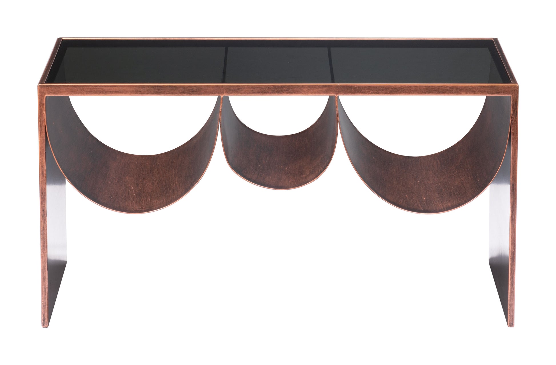 Aveiro Coffee Table Copper & Black style shot 2