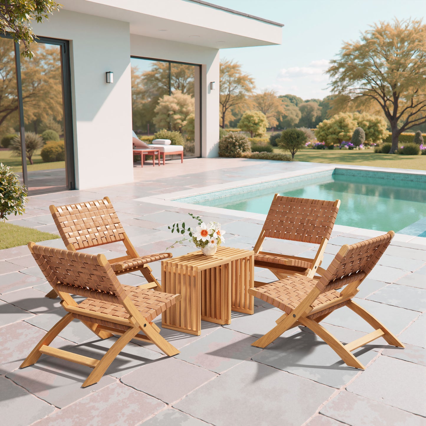 Sunflare Lounge Chair Brown style shot 2