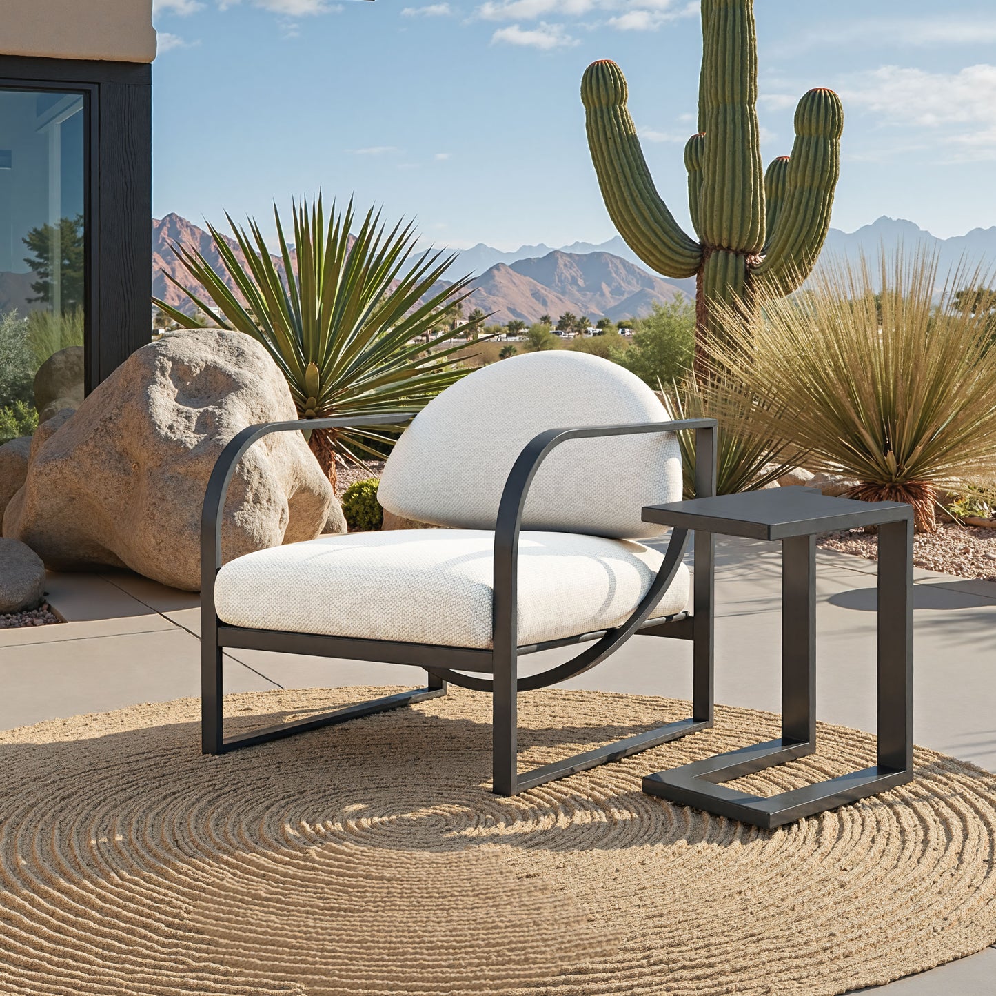 Flakt Accent Chair Ivory