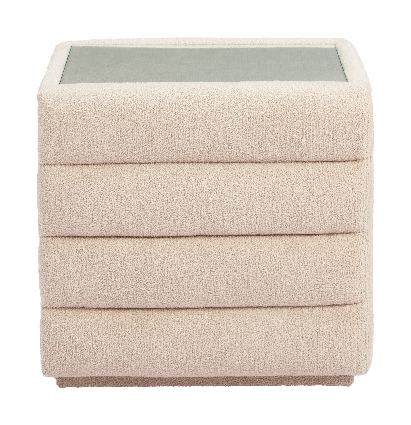Soffice Nightstand Beige style shot 1