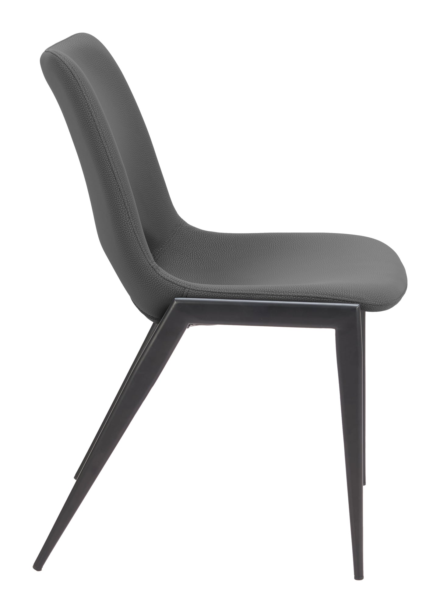 Desi Armless Dining Chair (Set of 2) Black style shot 1
