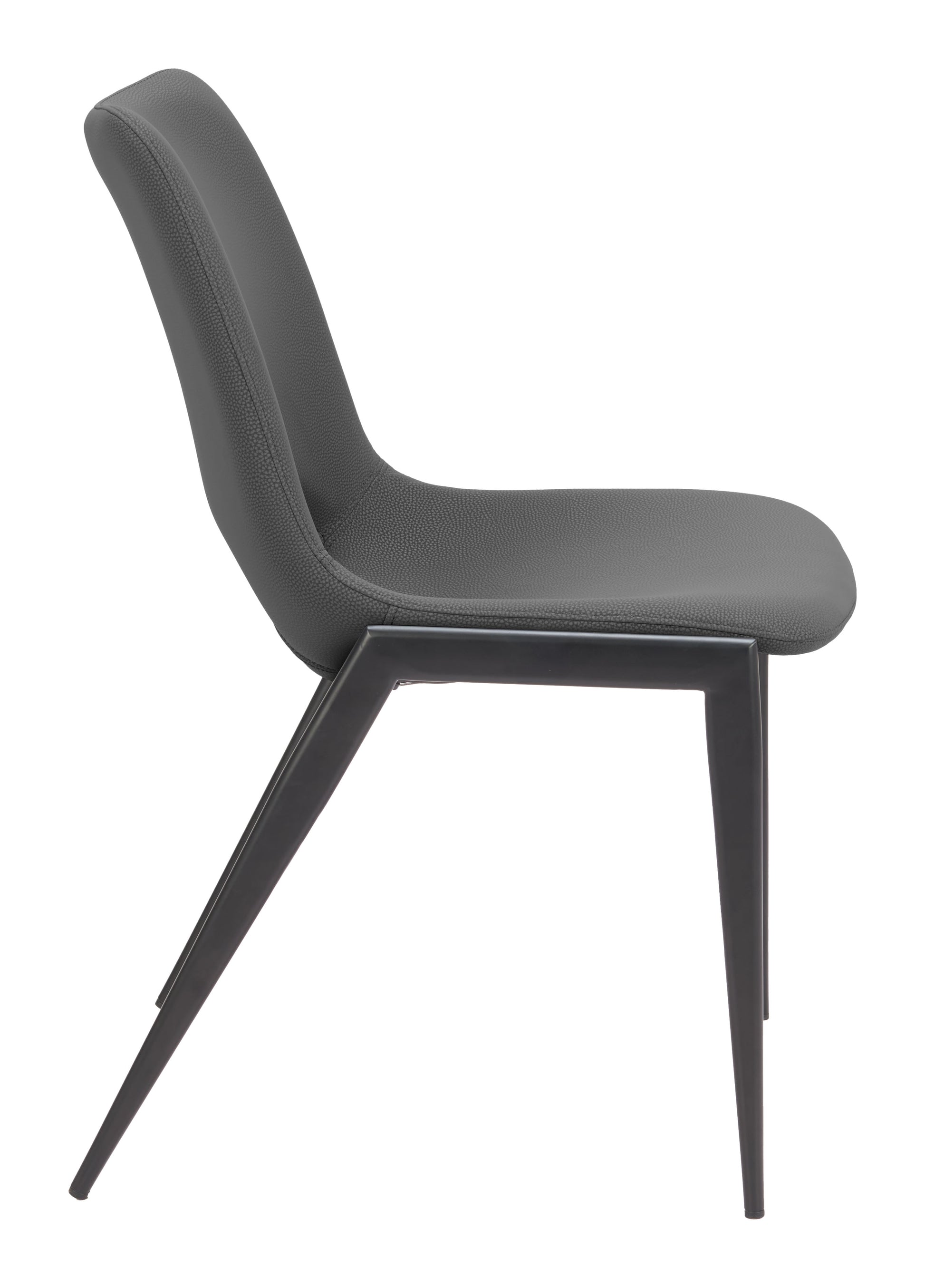 Desi Armless Dining Chair (Set of 2) Black style shot 1