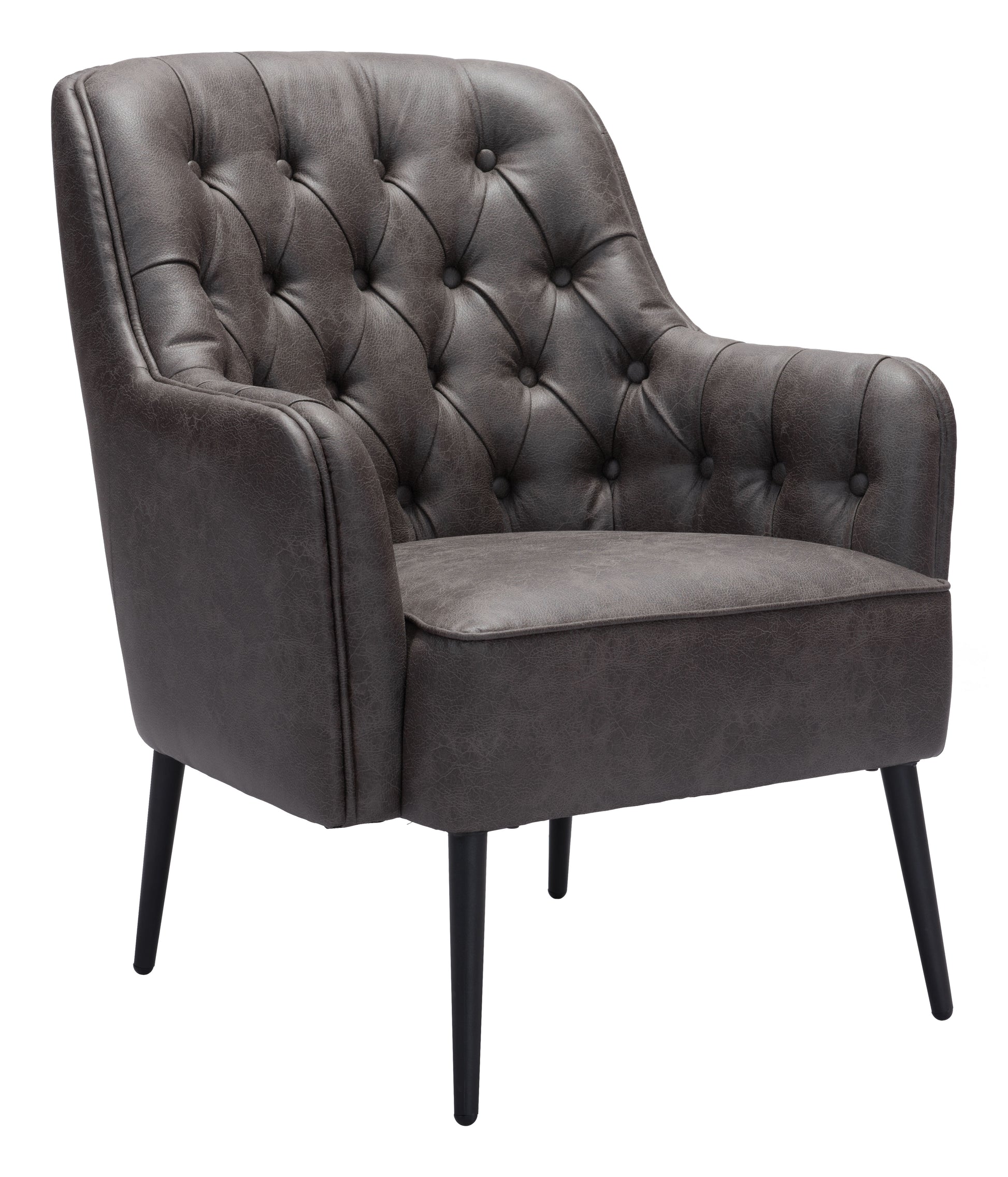 Tasmania Accent Chair Vintage Black style shot 1