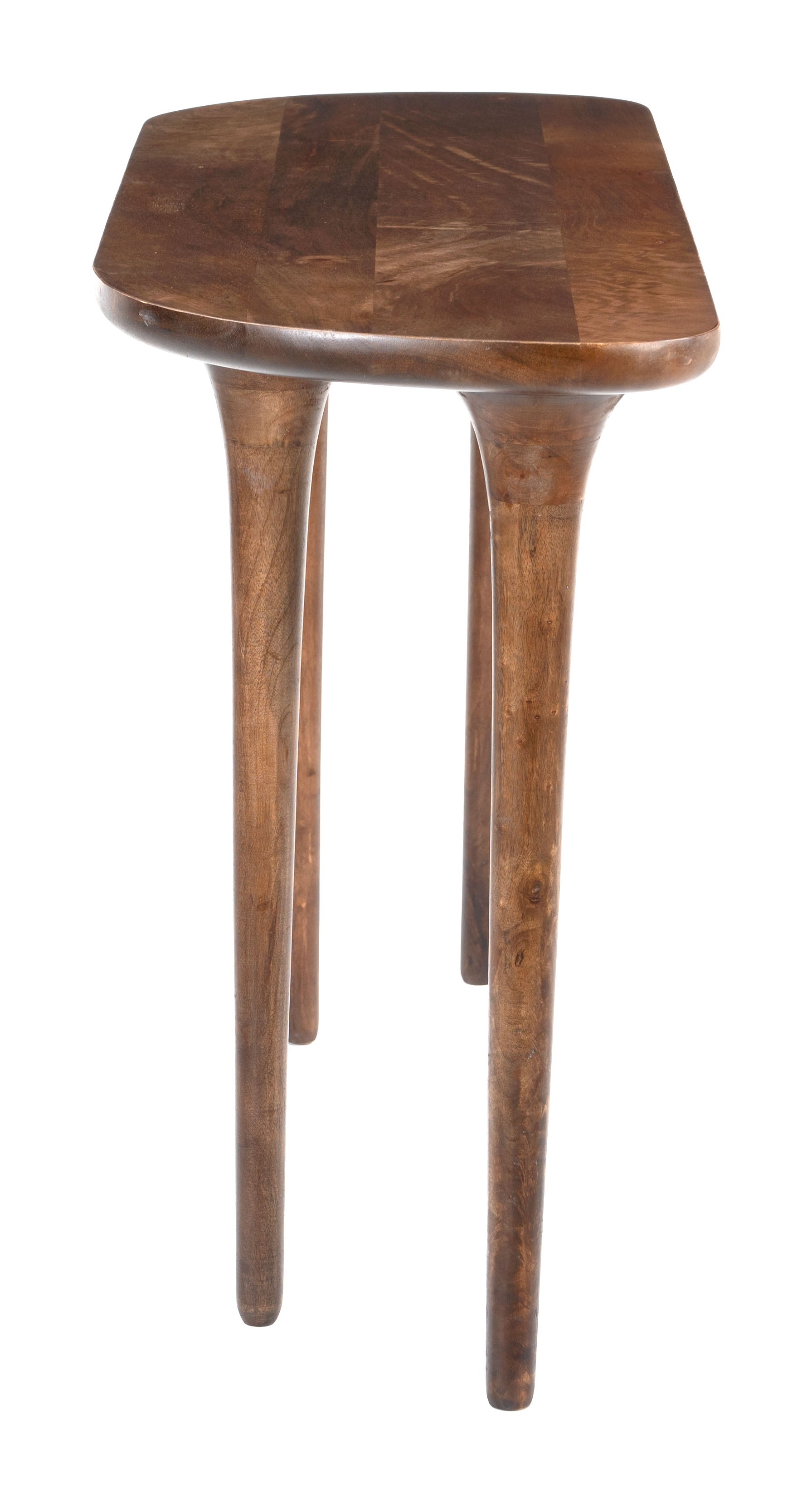 Spiker Console Table Walnut style shot 1