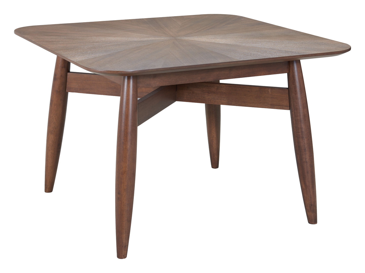 Silea Square Dining Table Espresso style shot 1