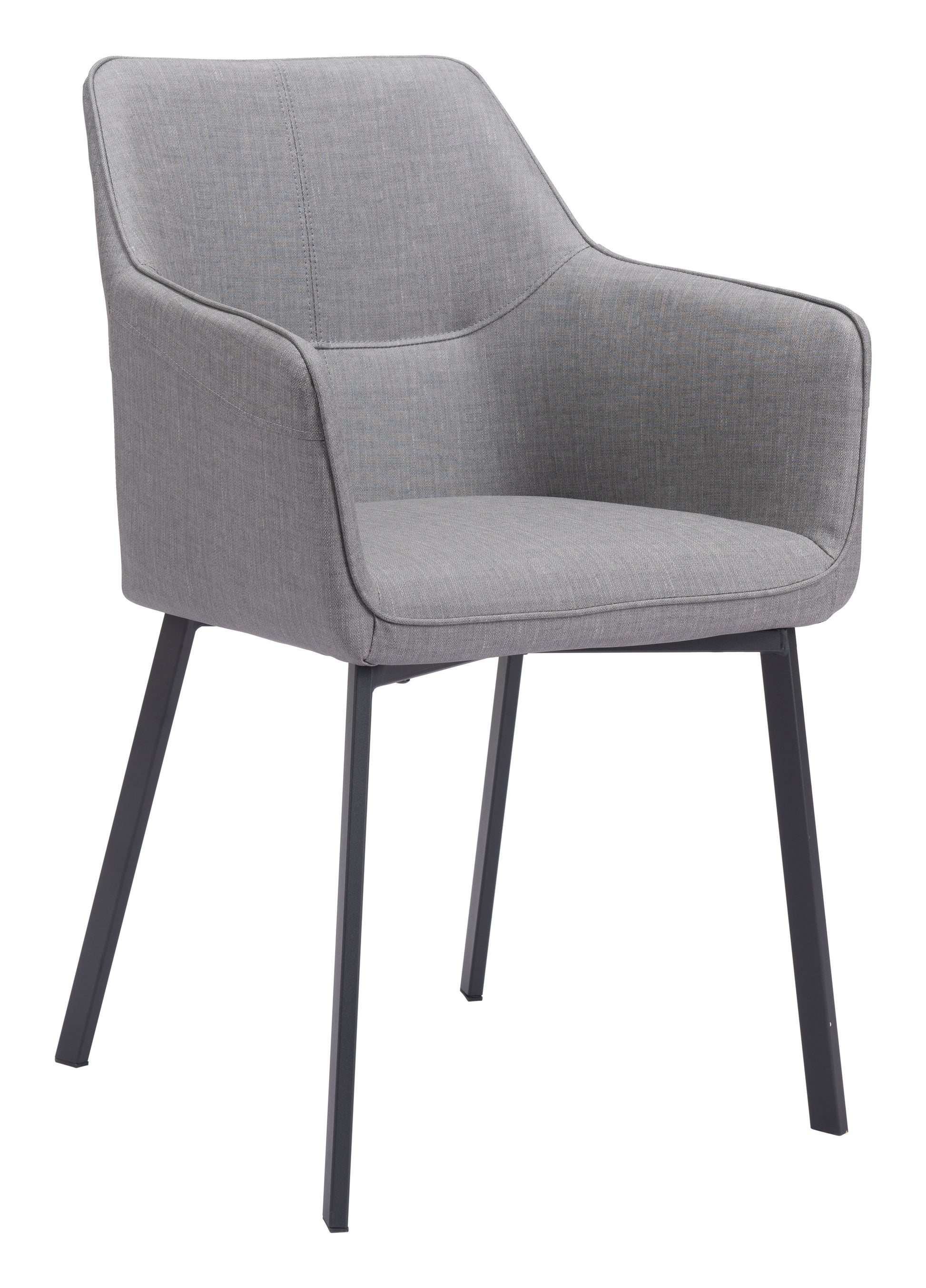 Adage Dining Chair (Set of 2) Gray style shot 2