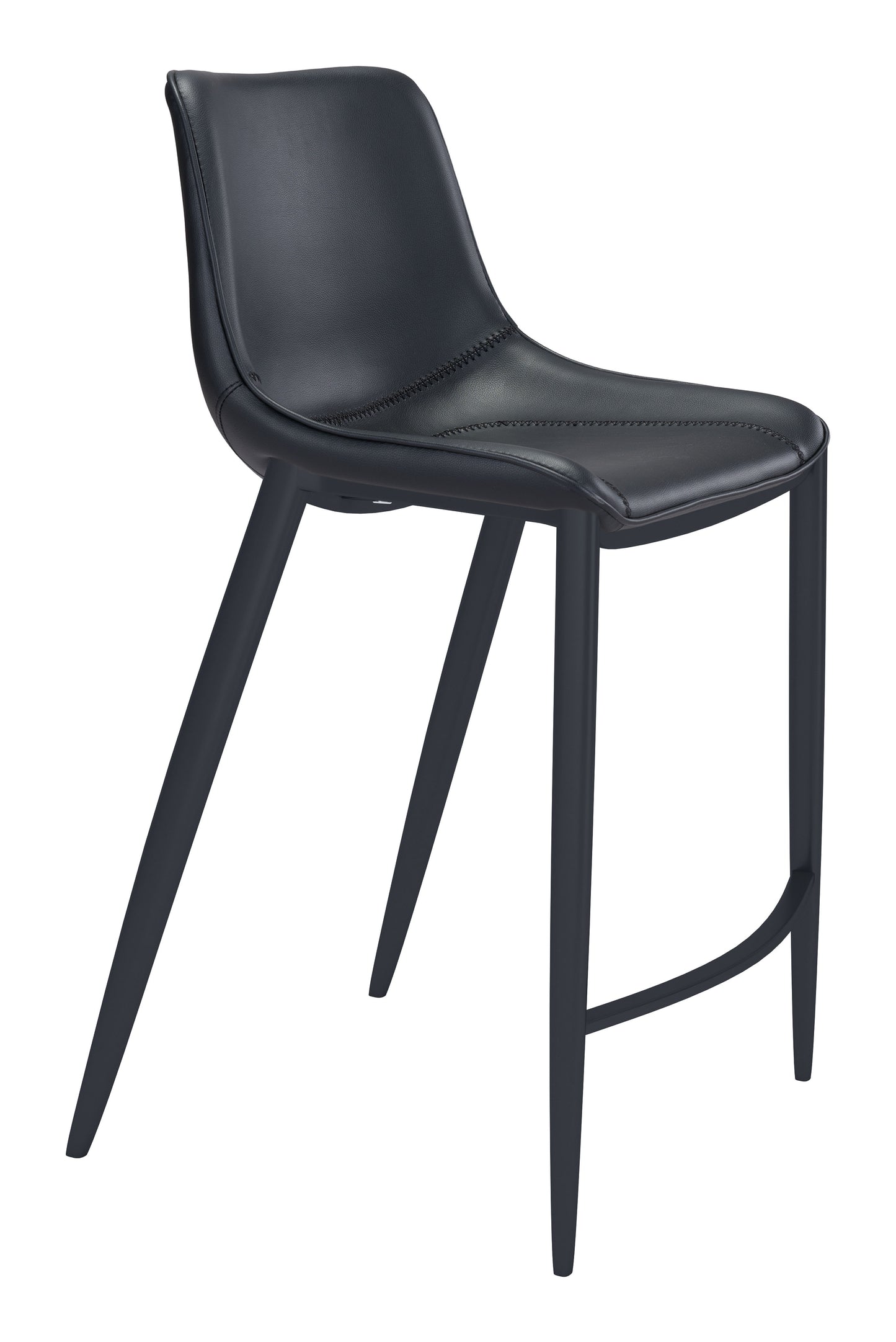 Magnus Barstool (Set of 2) Black style shot 1