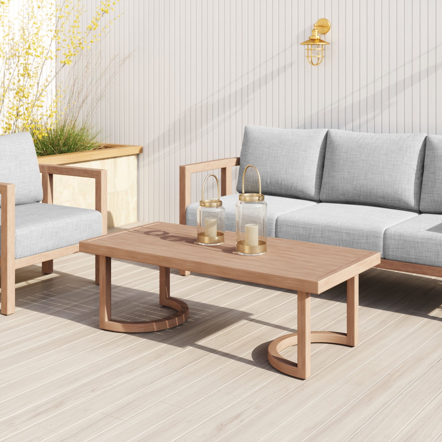 Leto Coffee Table Brown