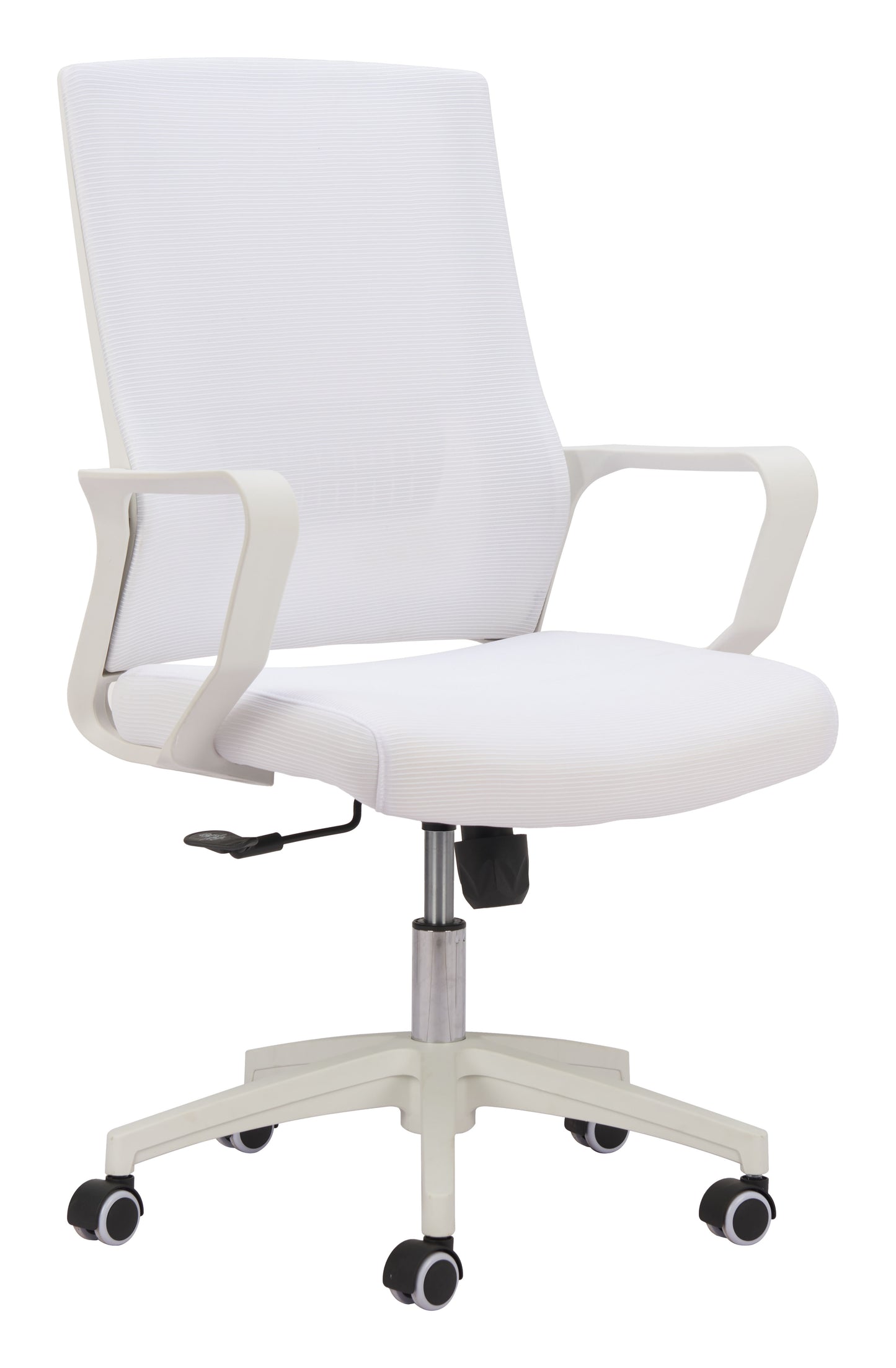 Jett Low Back Office Chair White style shot 2