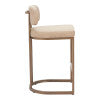 Velar Counter Stool (Set of 2) Beige style shot 2