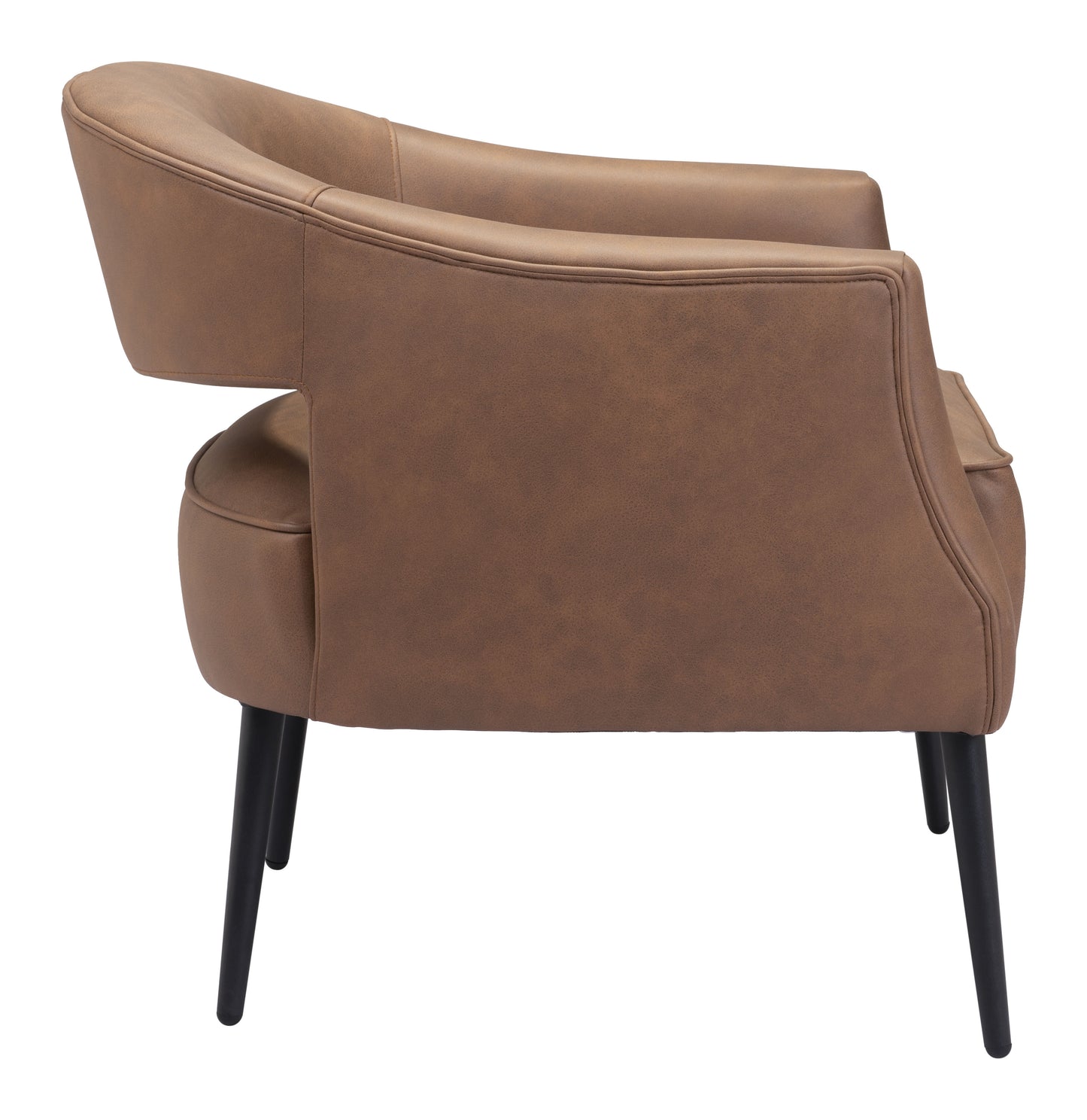 Berkeley Accent Chair Vintage Brown style shot 2