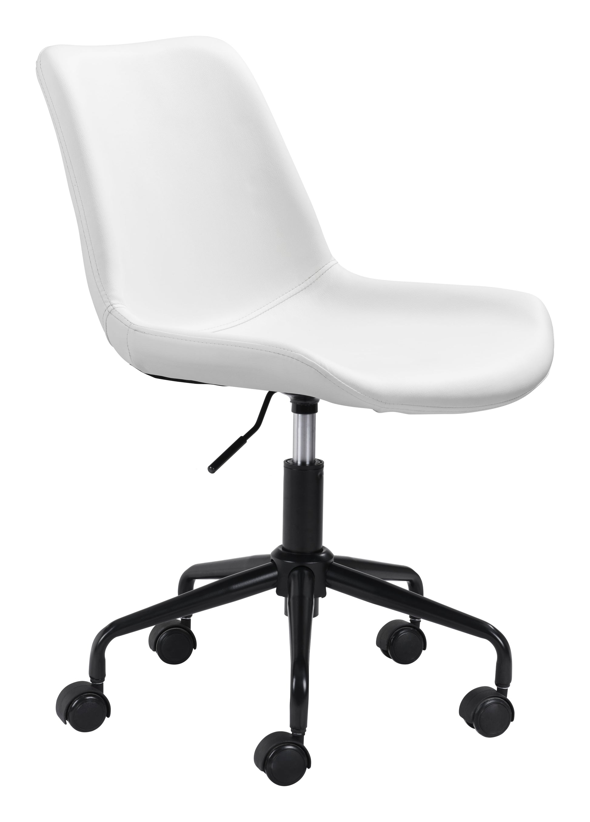 Byron Office Chair White style shot 2