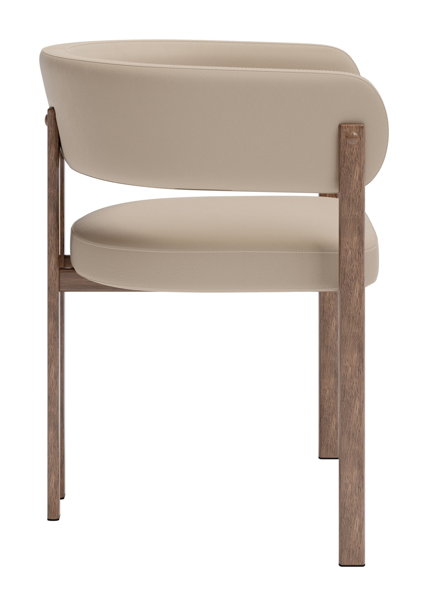 Ruge Dining Chair (Set of 2) Beige style shot 1