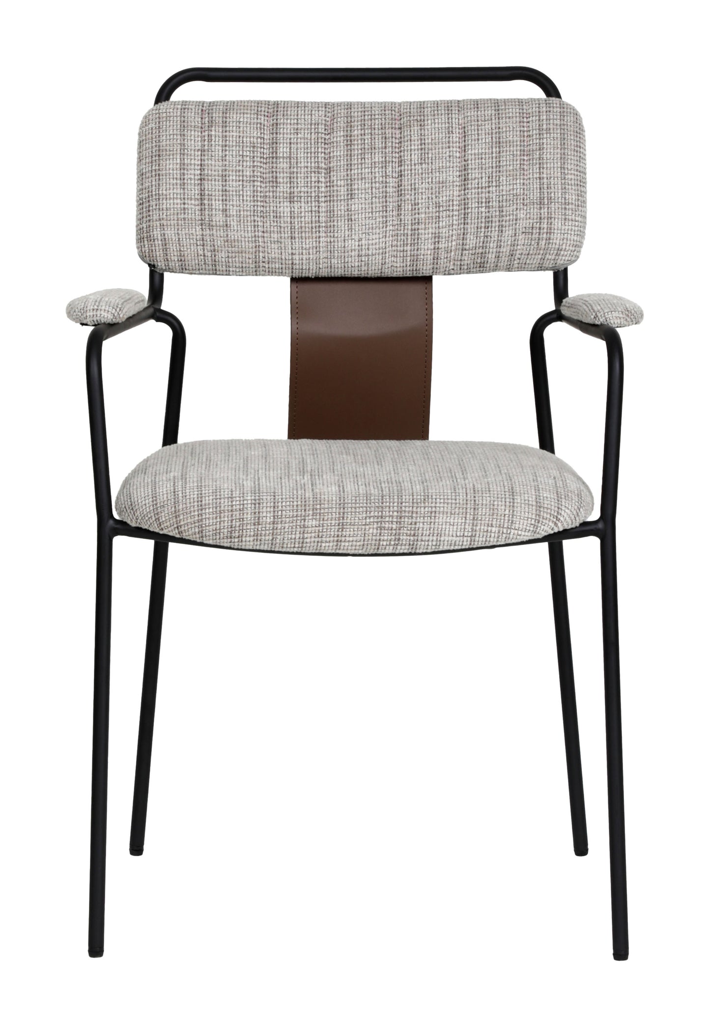 Couva Dining Chair (Set of 2) Gray Tweed style shot 2