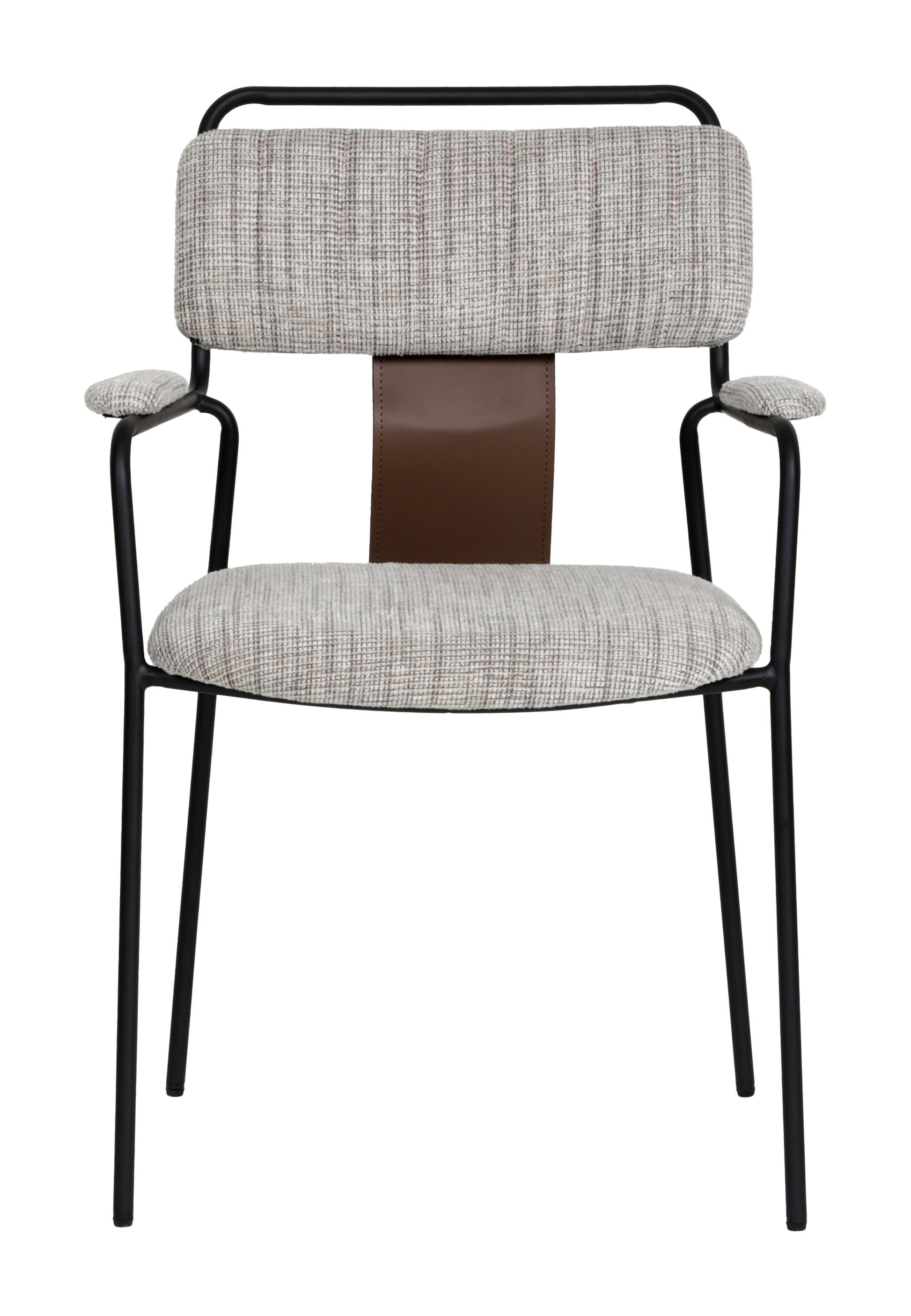 Couva Dining Chair (Set of 2) Gray Tweed style shot 2