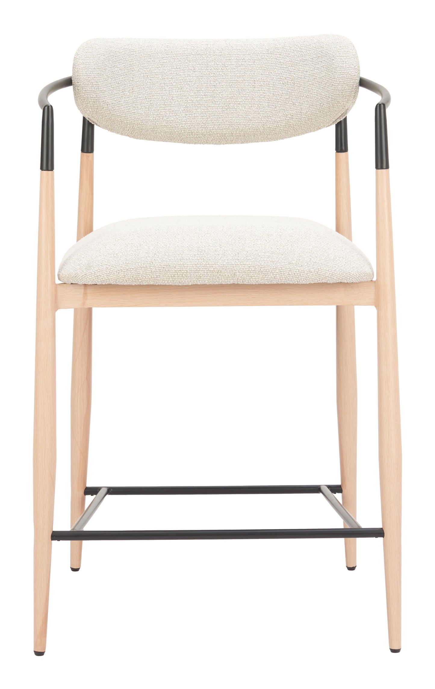 Equinox Counter Stool Oyster Gray & Natural style shot 2