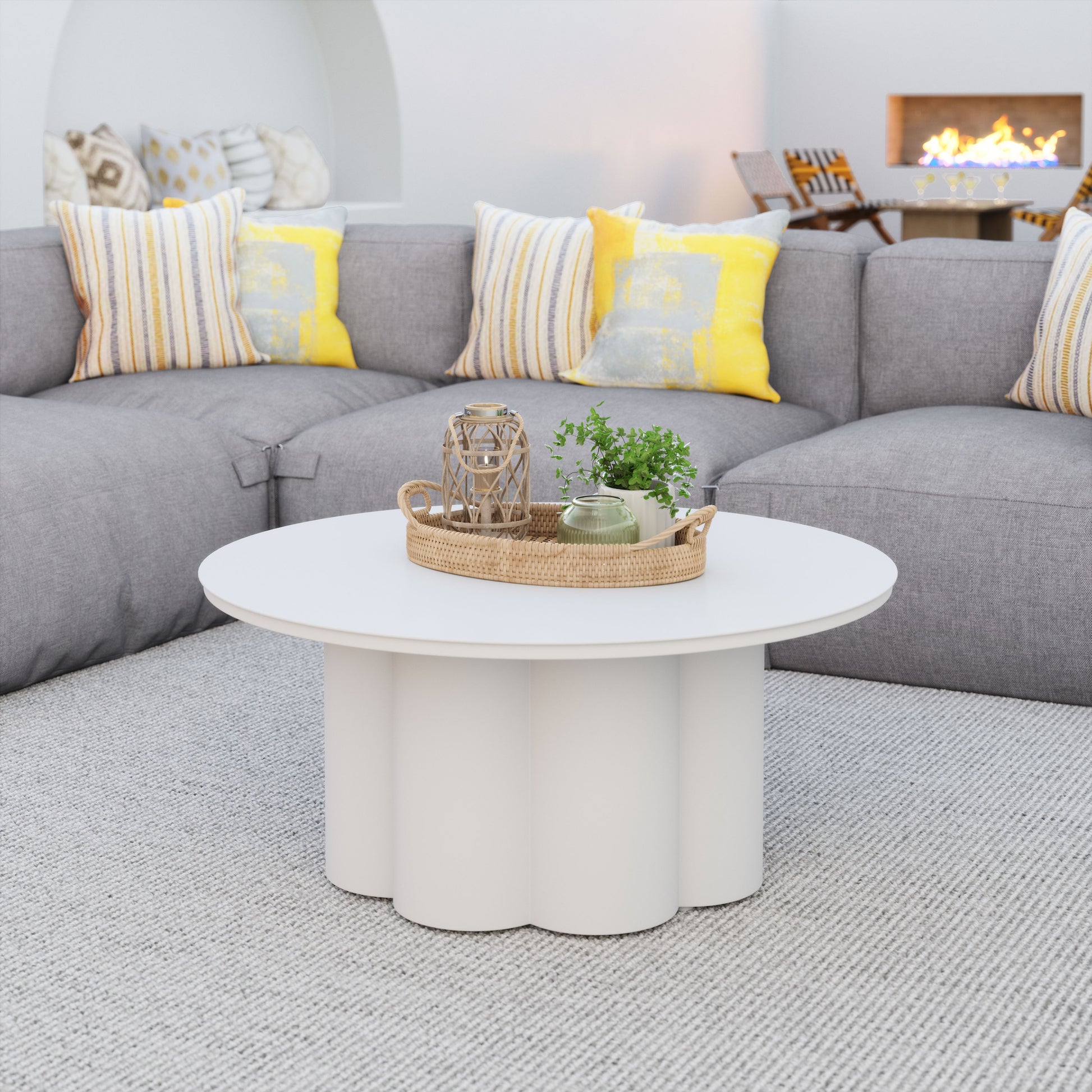 Palmier Coffee Table White