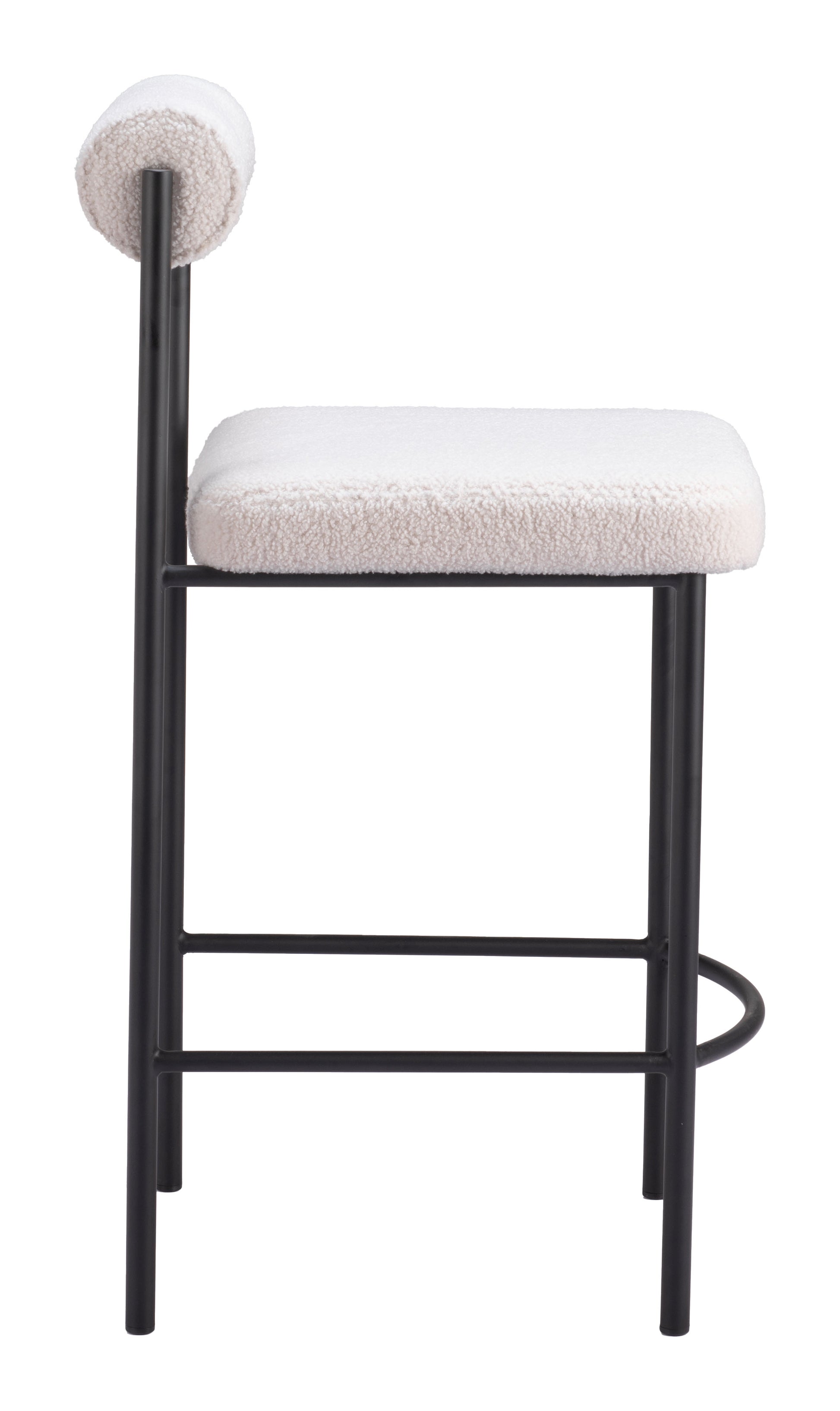 Livorno Counter Stool (Set of 2) Ivory style shot 2