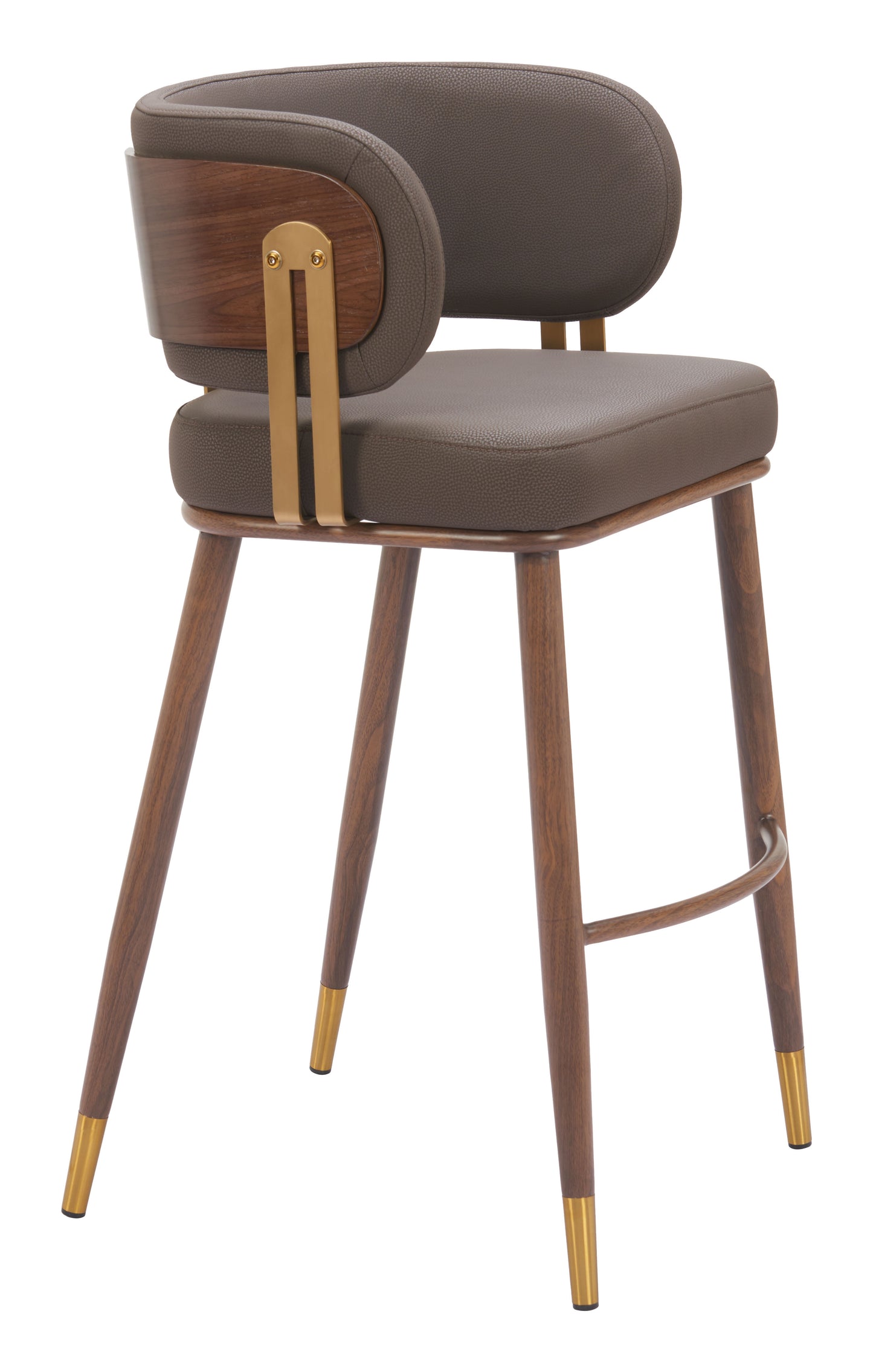 Brew Barstool Brown & Walnut style shot 2