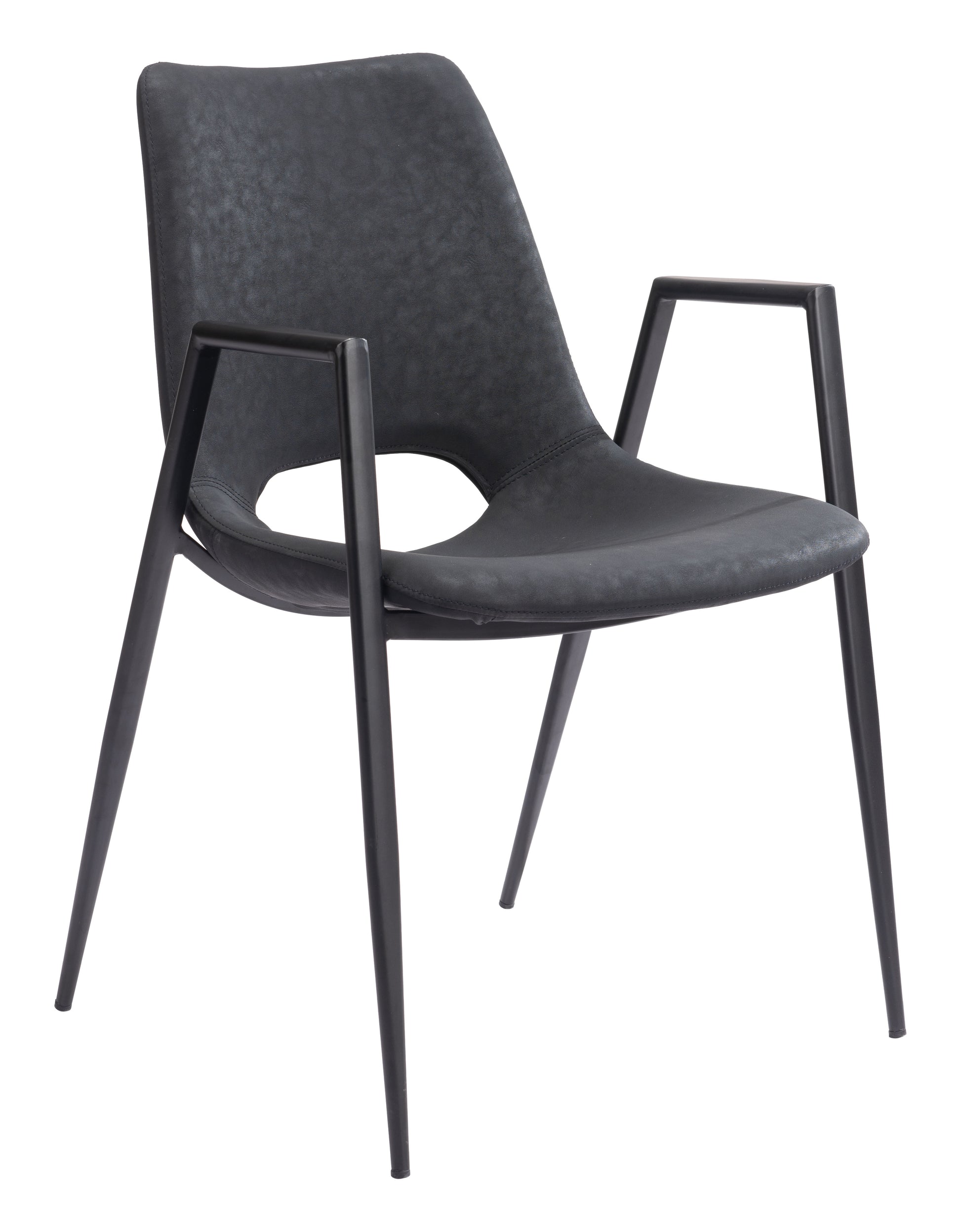 Desi Dining Chair (Set of 2) Black style shot 2