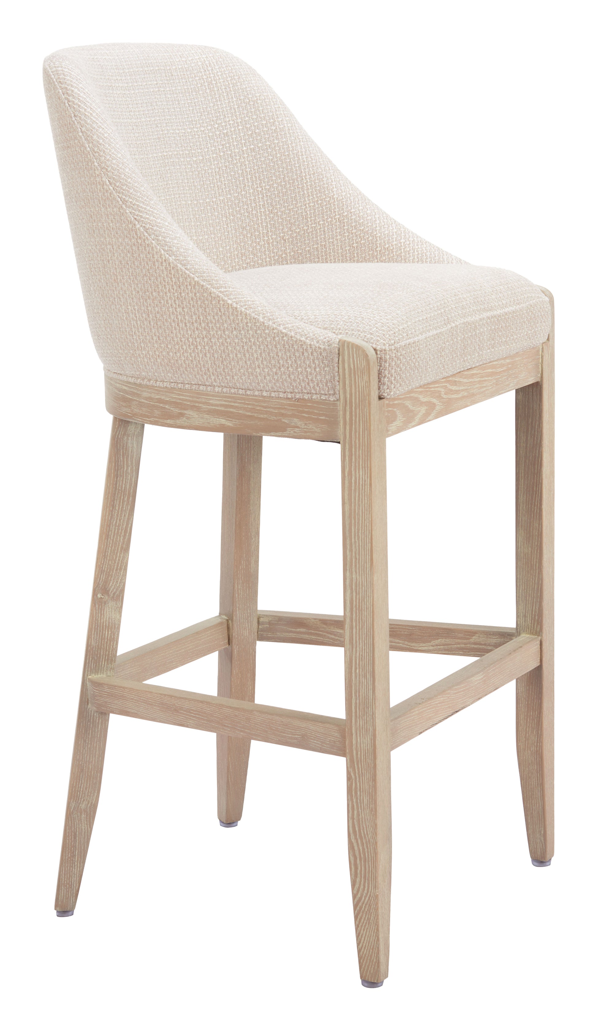 Calmo Barstool Beige style shot 2