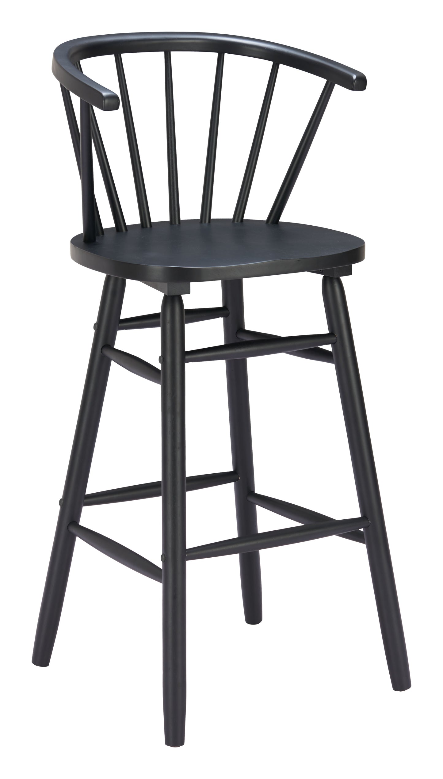 Stenger Barstool (Set of 2) Black style shot 1
