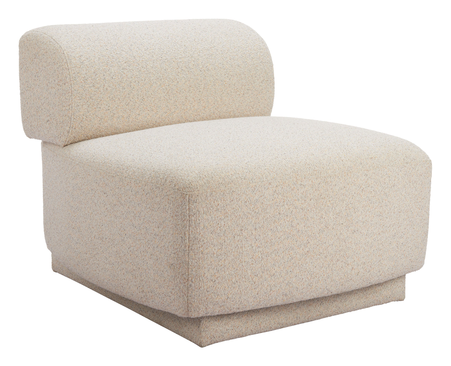 Anese Accent Chair Multigrain Beige style shot 2