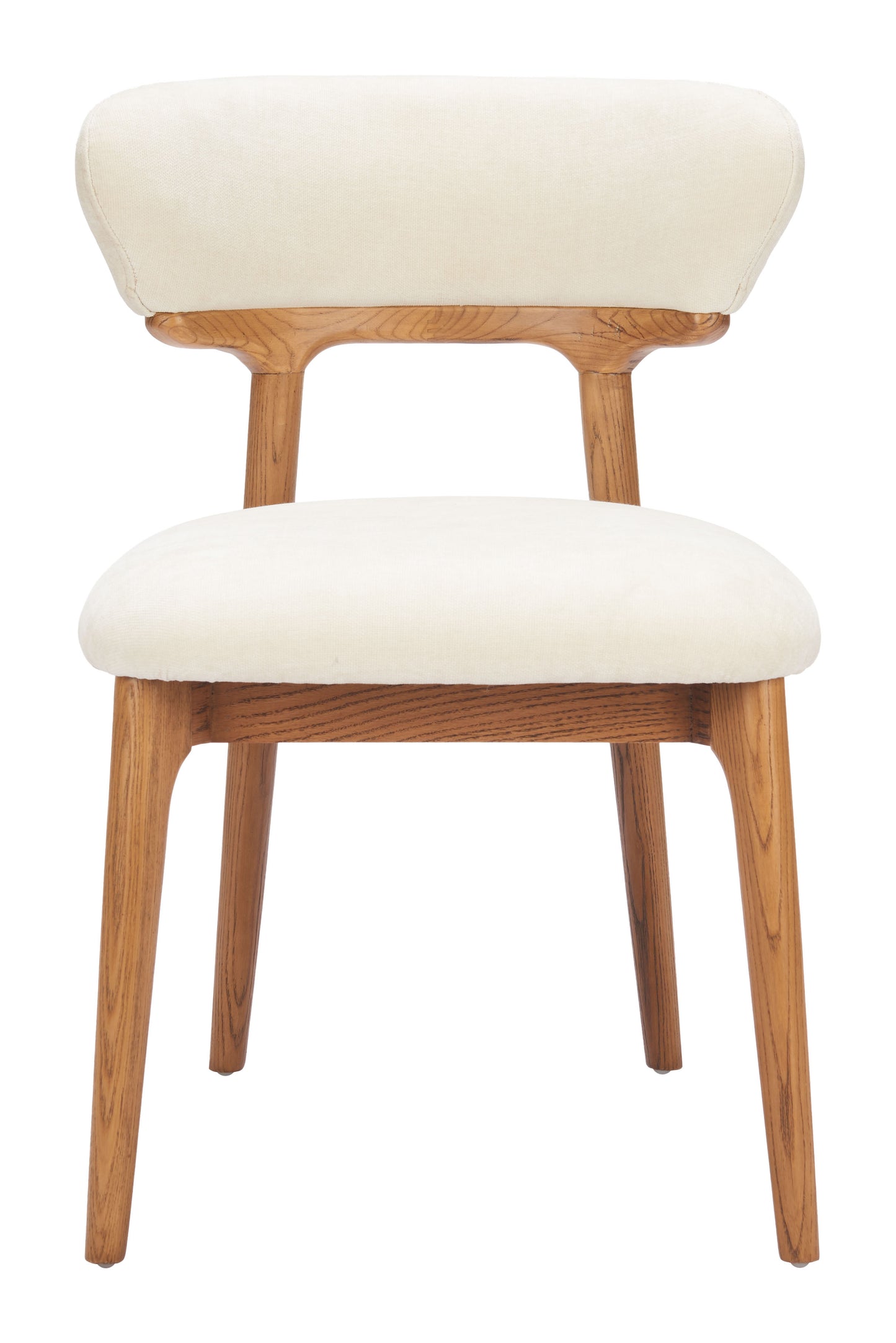 Cedar Dining Chair (Set of 2) White & Walnut style shot 2