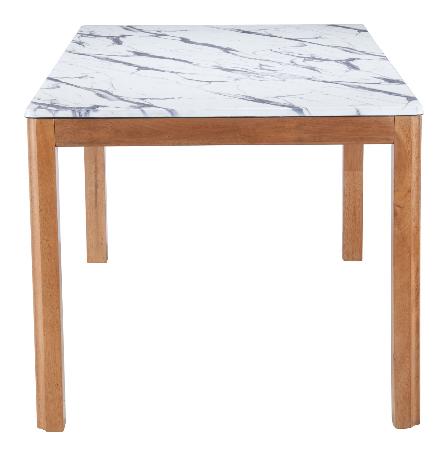 Jemy Dining Table White style shot 1
