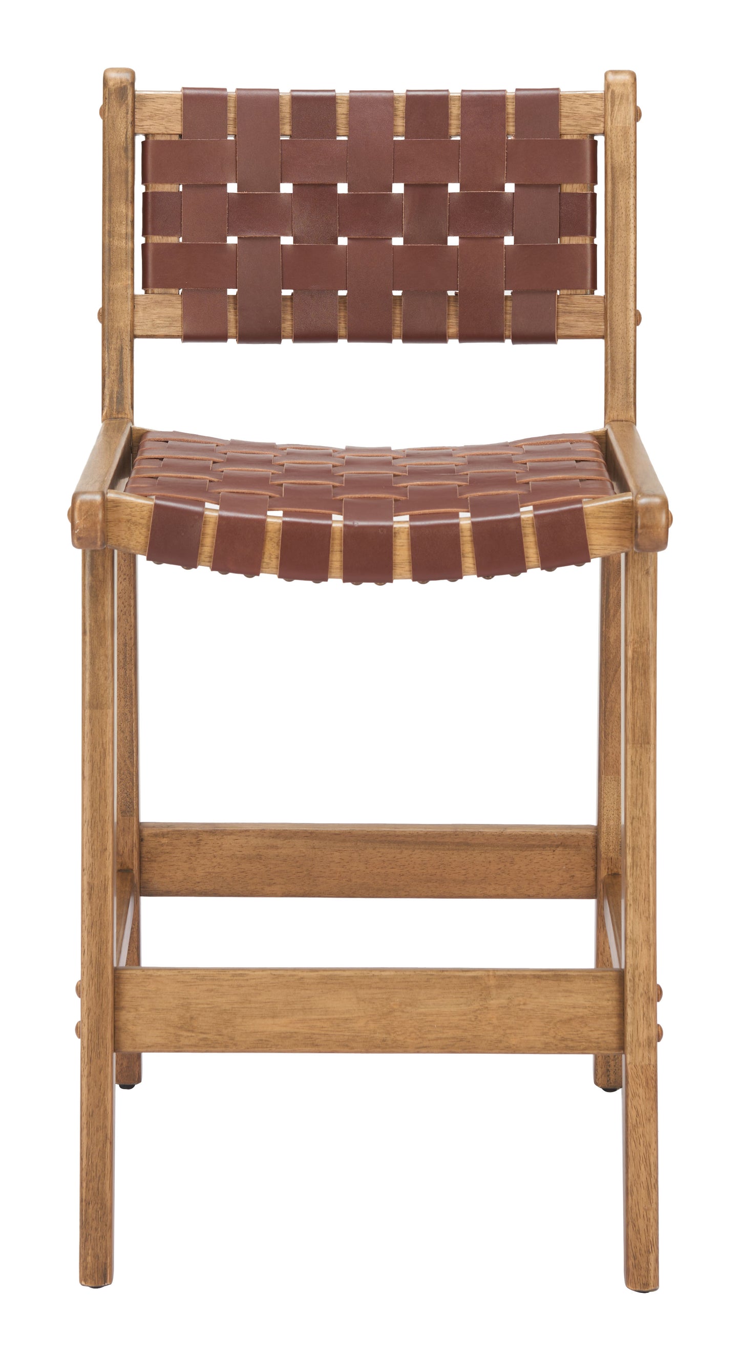 Feder Counter Stool (Set of 2) Brown style shot 2