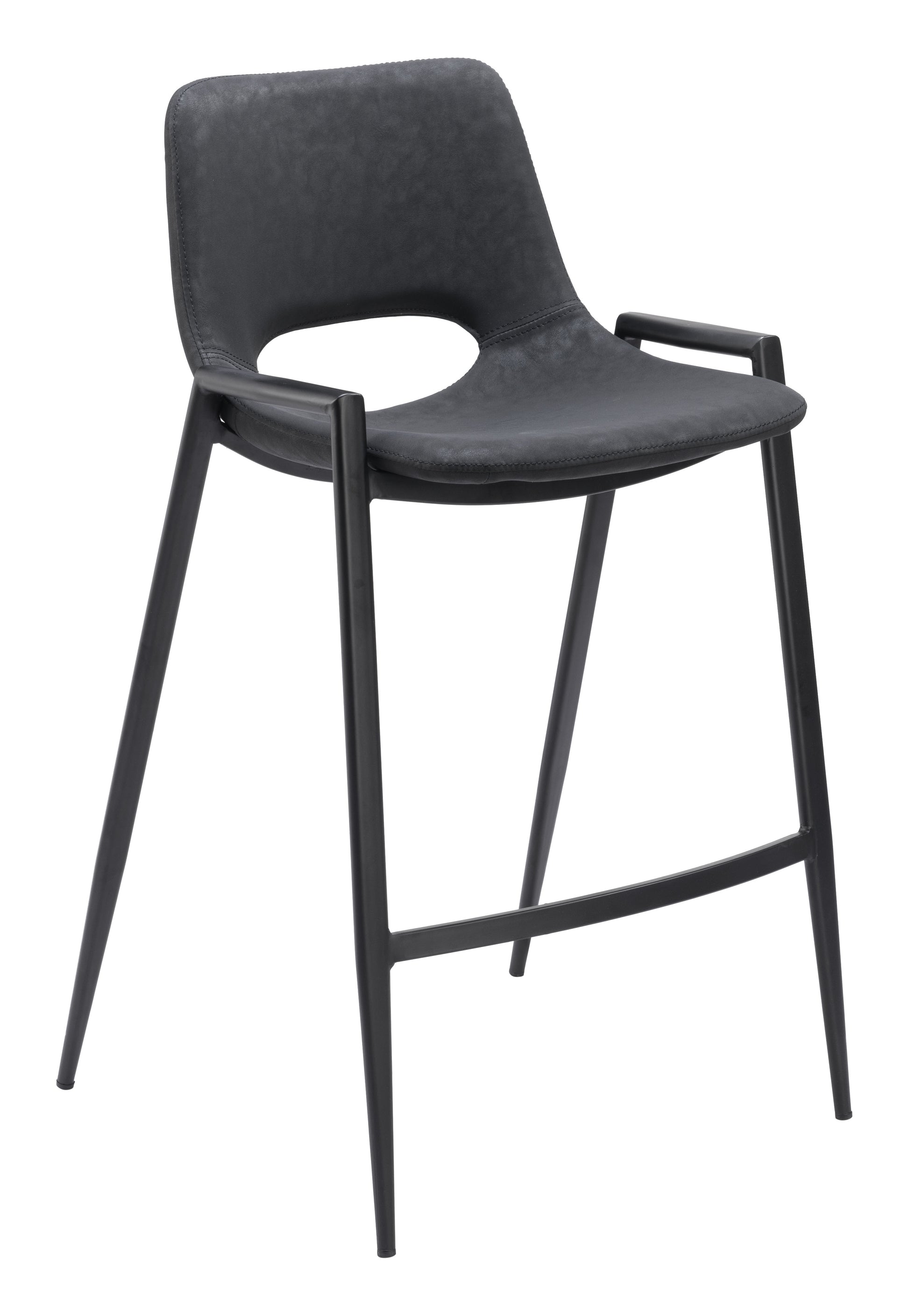 Desi Counter Stool (Set of 2) Black style shot 2
