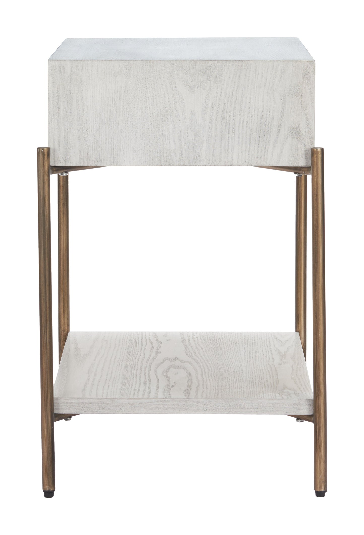 Yoru Side Table Oak White style shot 1