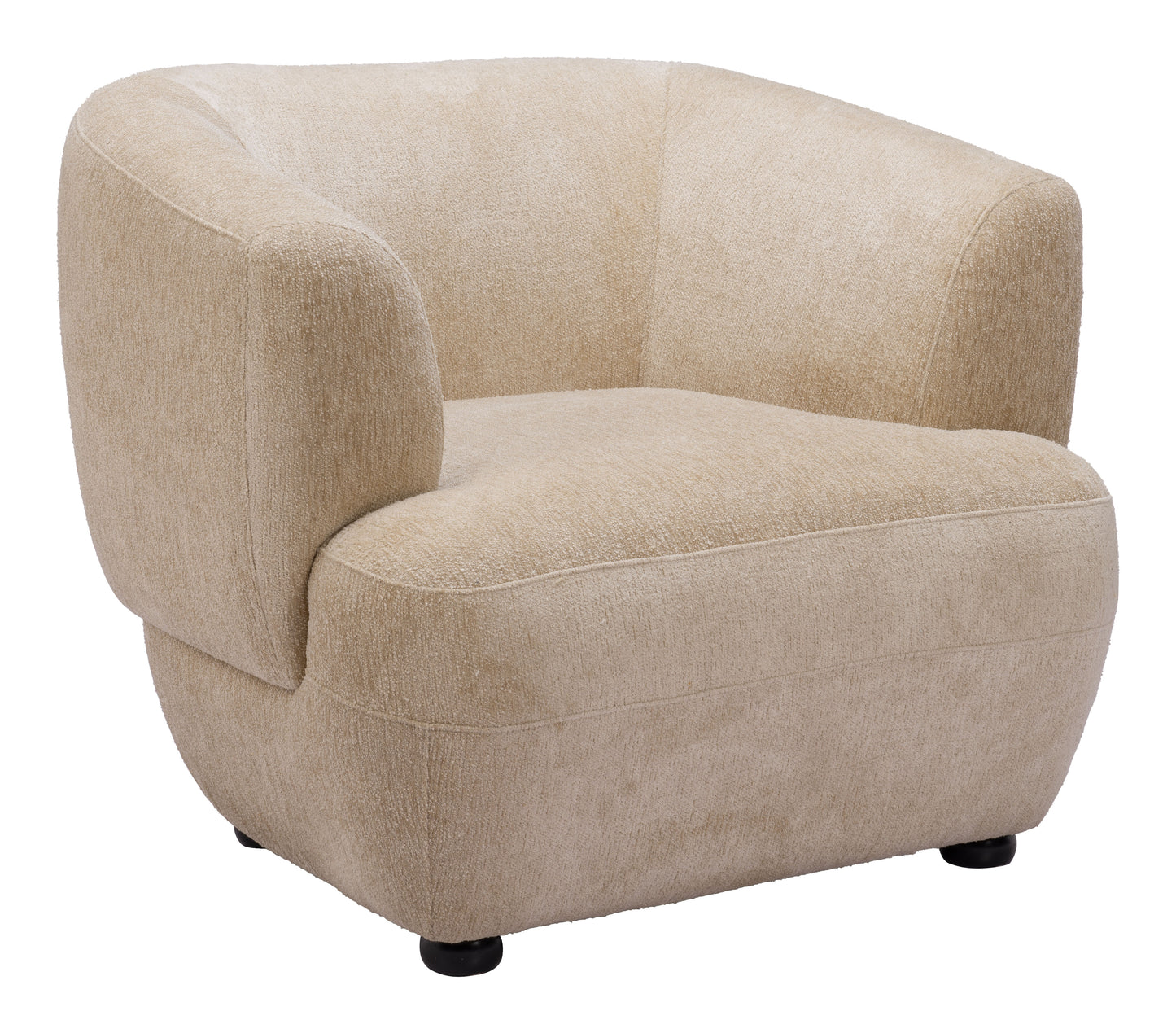 Bekker Accent Chair Golden Beige style shot 2