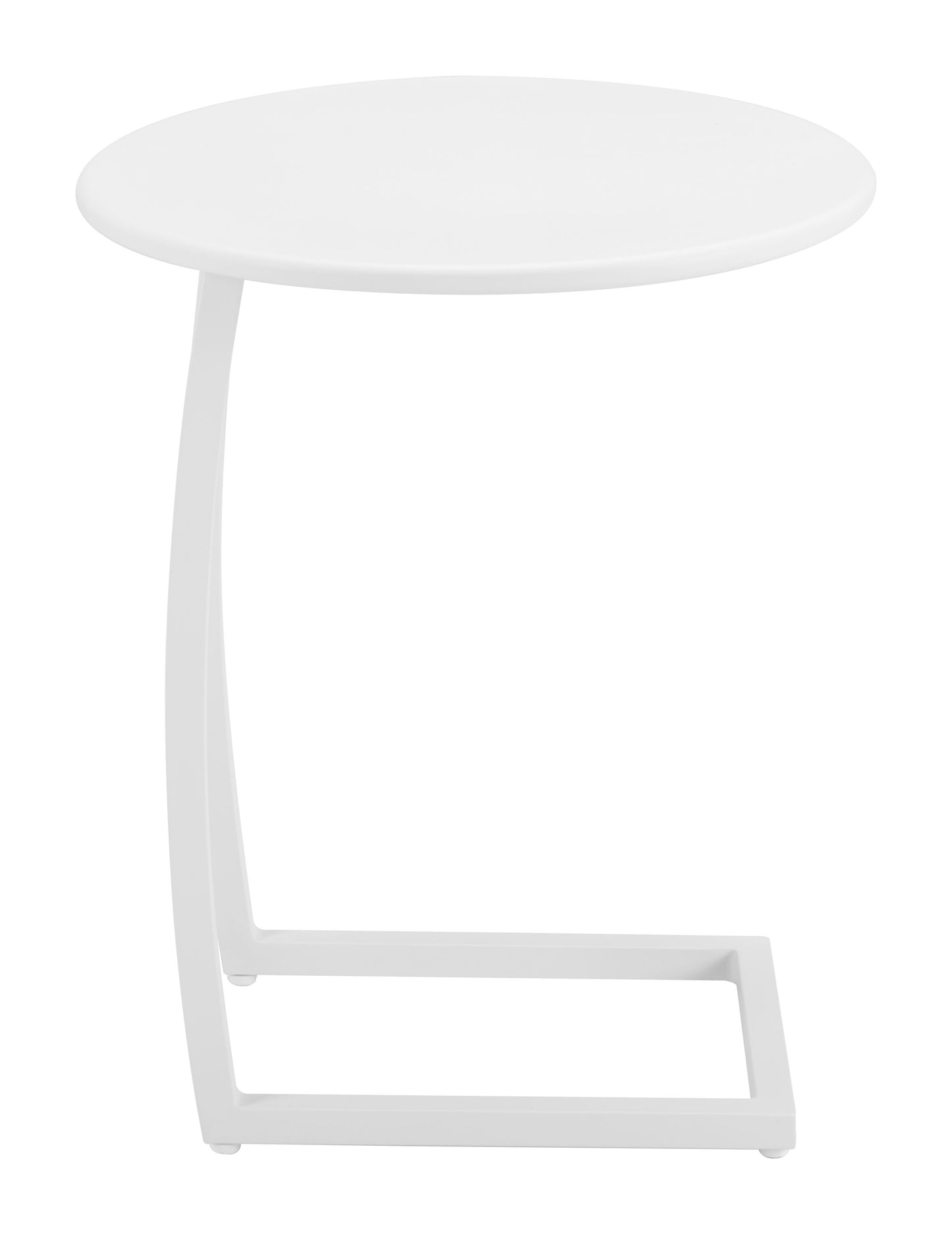 Noga End Table White style shot 2