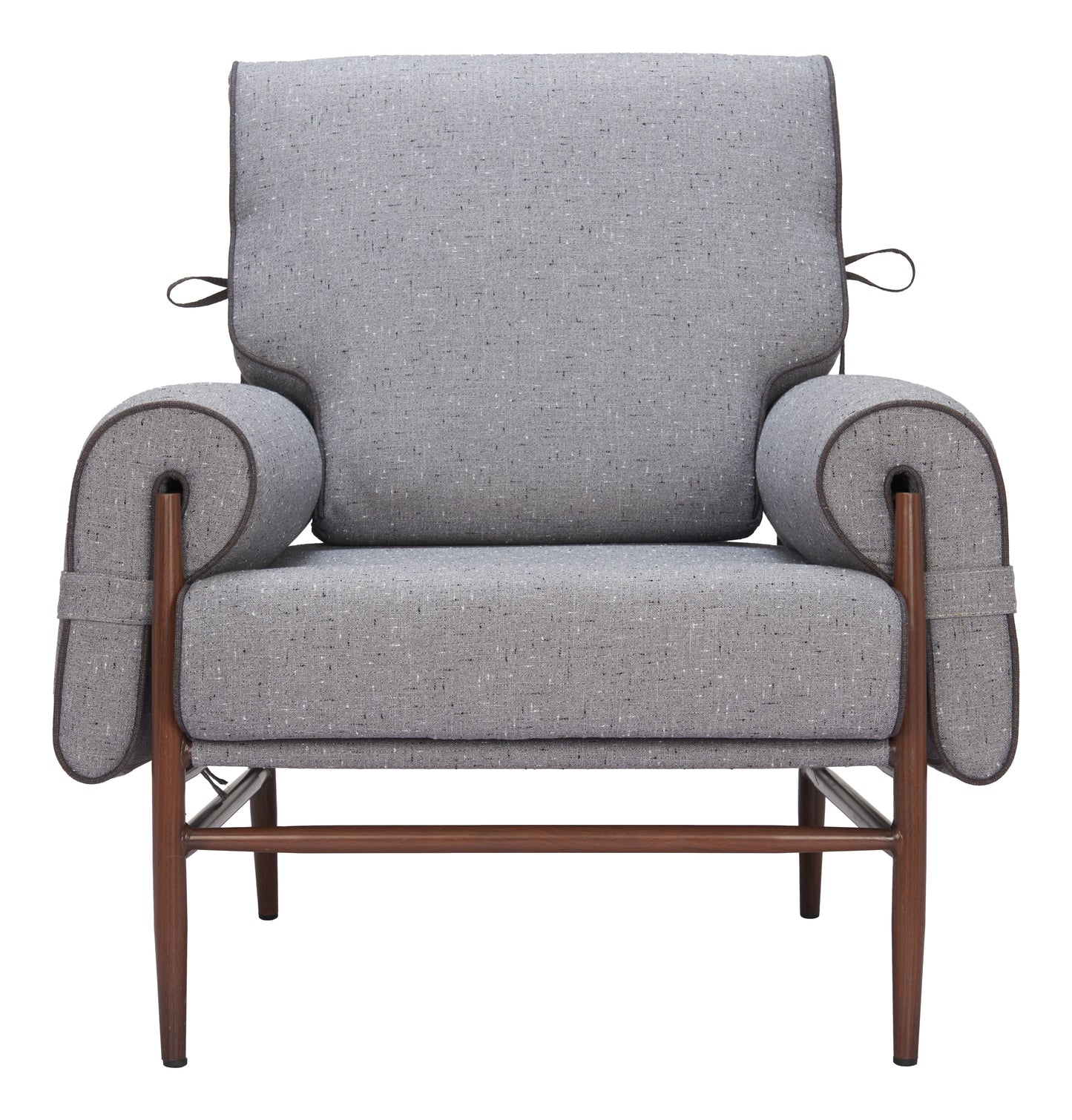 Klem Accent Chair Gray style shot 2