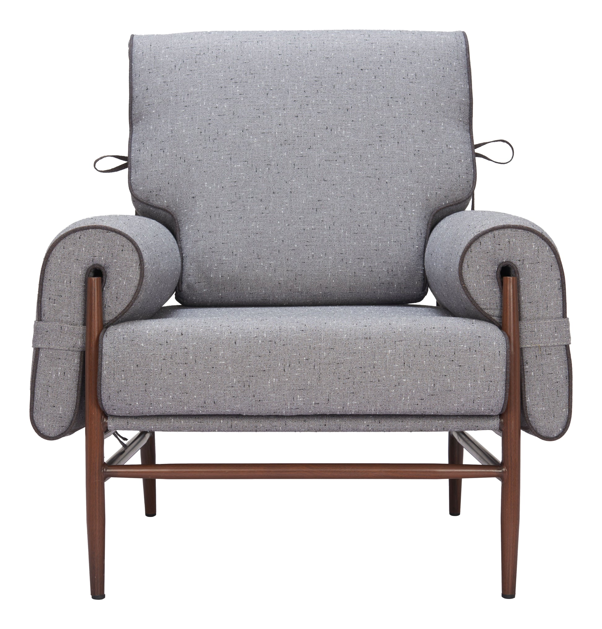 Klem Accent Chair Gray style shot 2