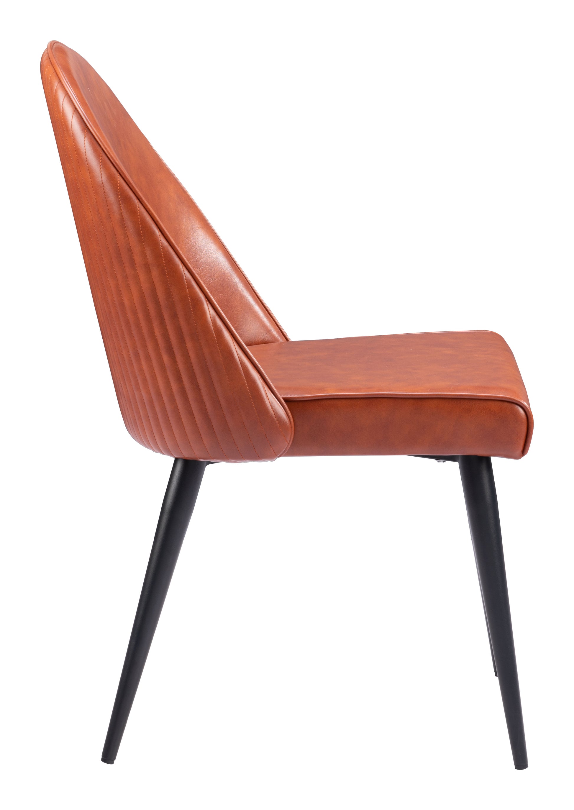Silloth Armless Dining Chair (Set of 2) Brown style shot 1
