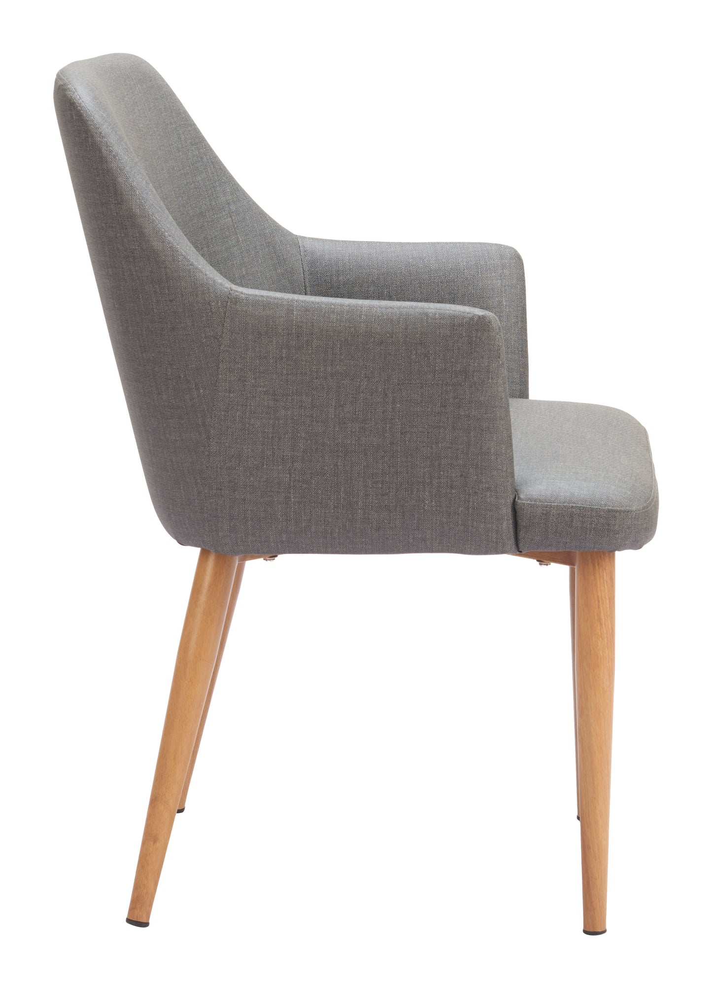 Wisom Dining Chair (Set of 2) Gray style shot 1