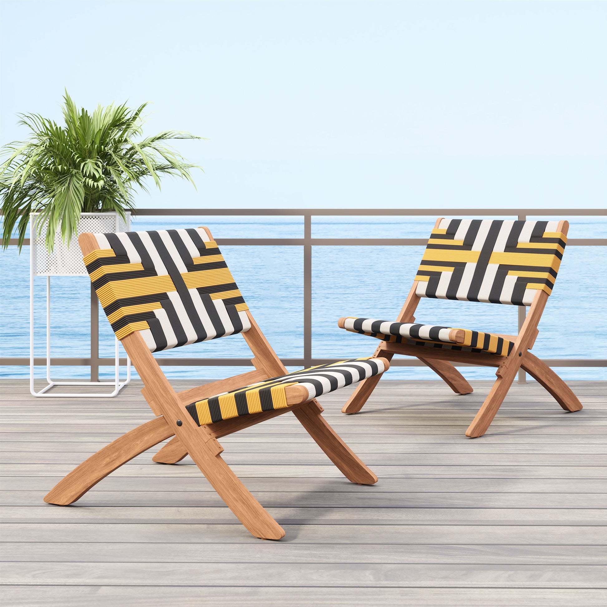 Sunbeam Lounge Chair Multicolor style shot 1