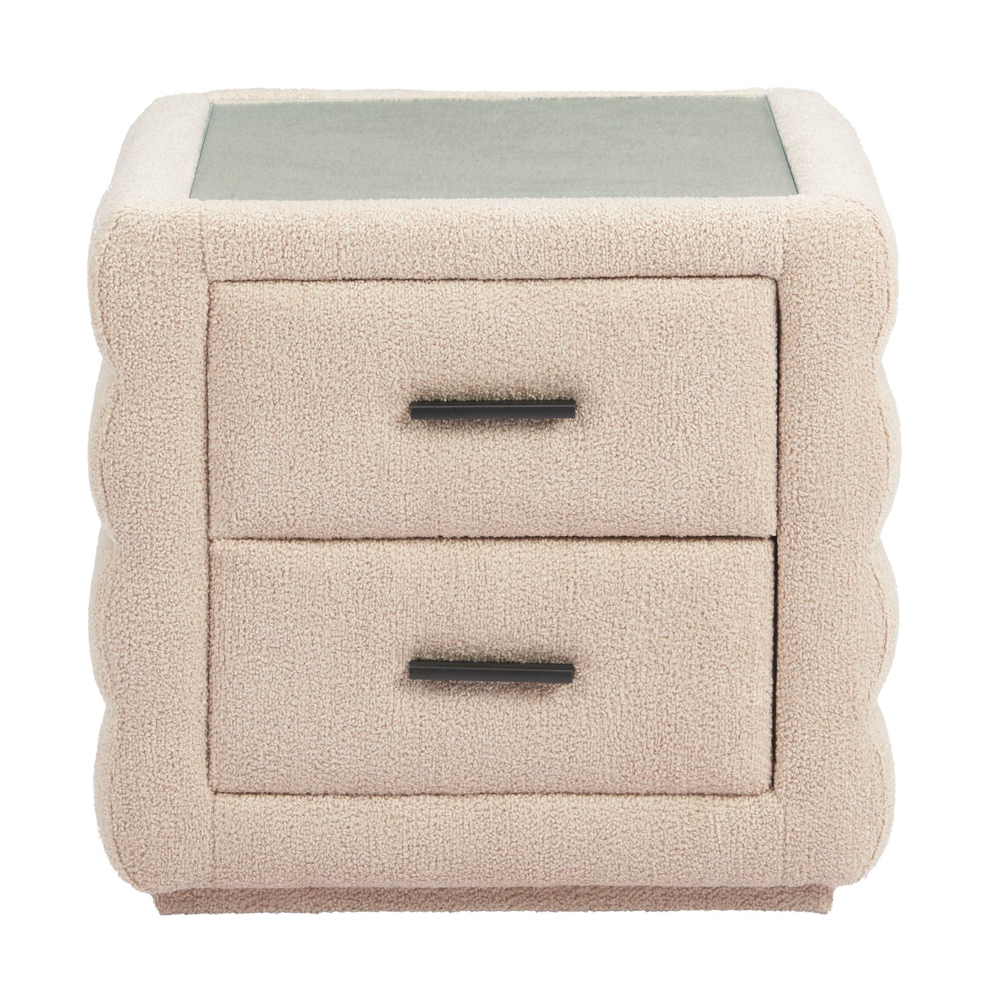 Soffice Nightstand Beige style shot 2