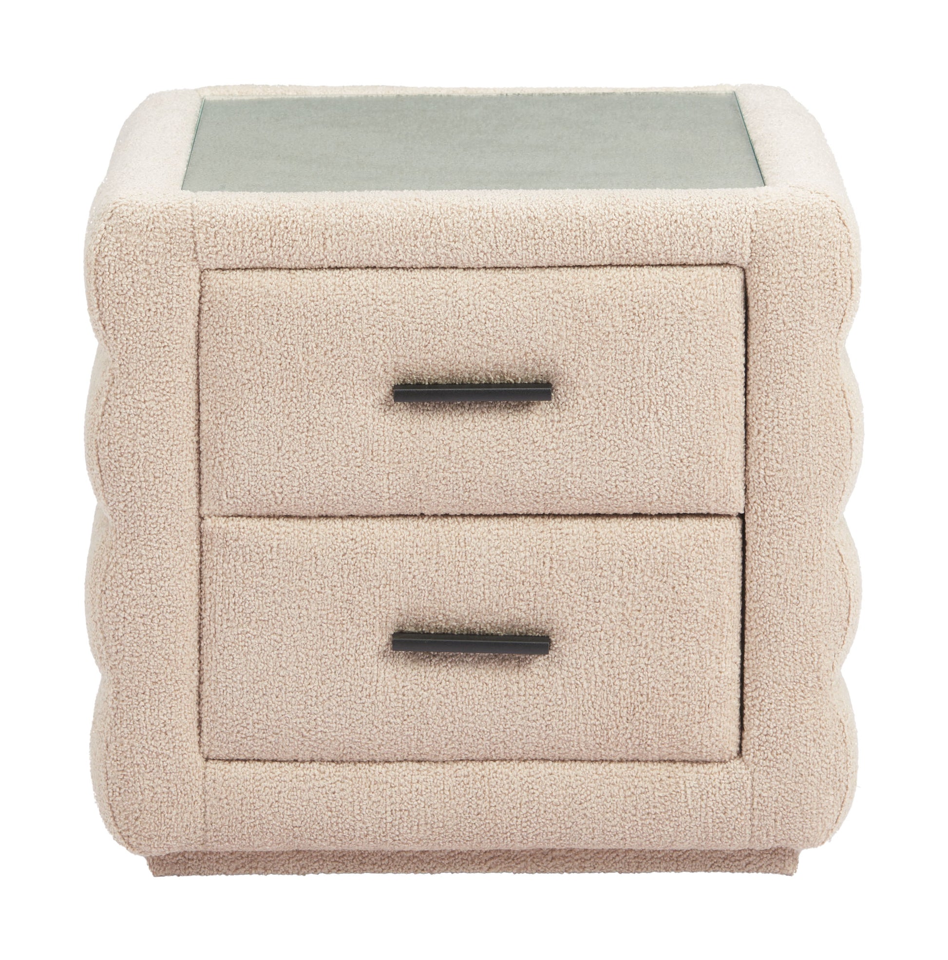 Soffice Nightstand Beige style shot 2