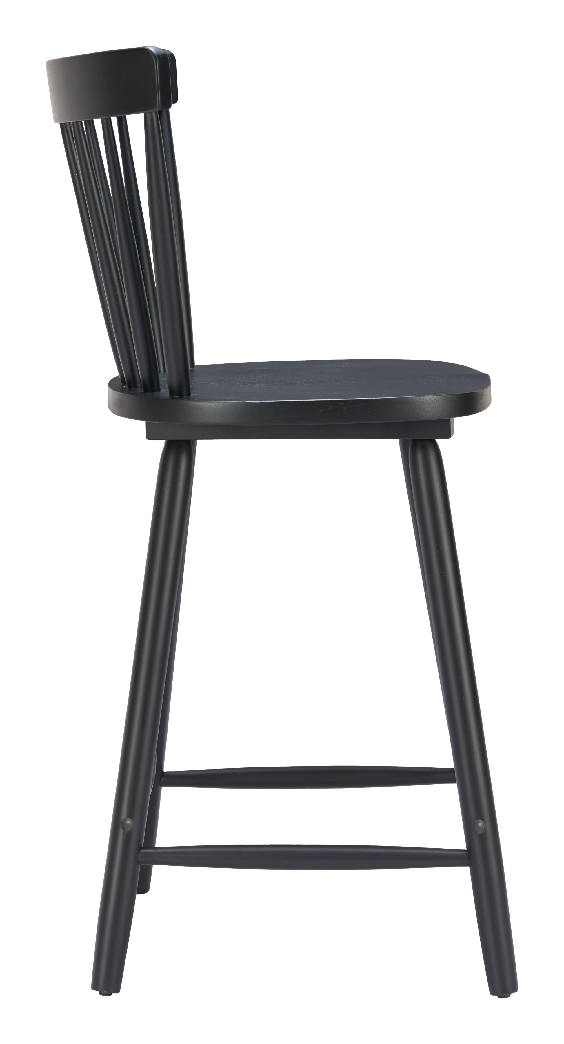 Tyce Counter Stool (Set of 2) Black style shot 2